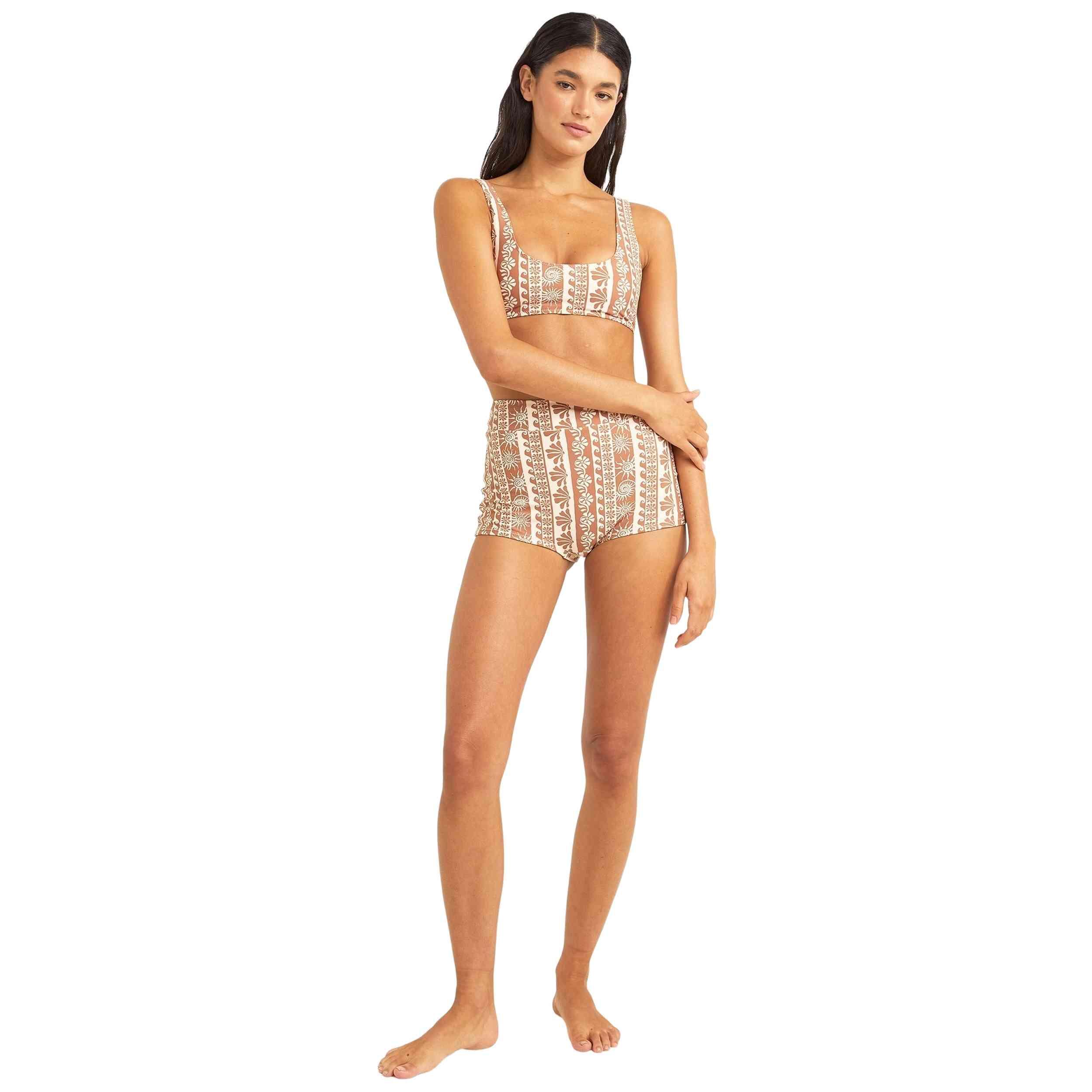Top de bikini Rhythm modelo 0125SWBT49-BRO para mujer 2/5