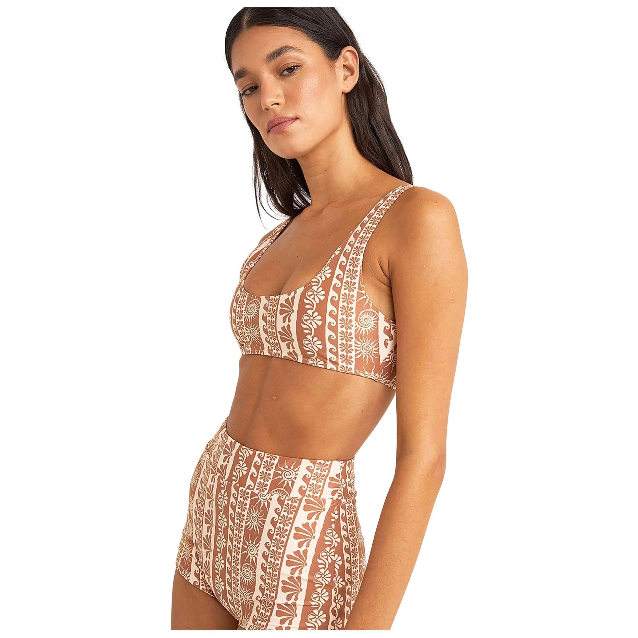 Top de bikini Rhythm modelo 0125SWBT49-BRO para mujer 4/5