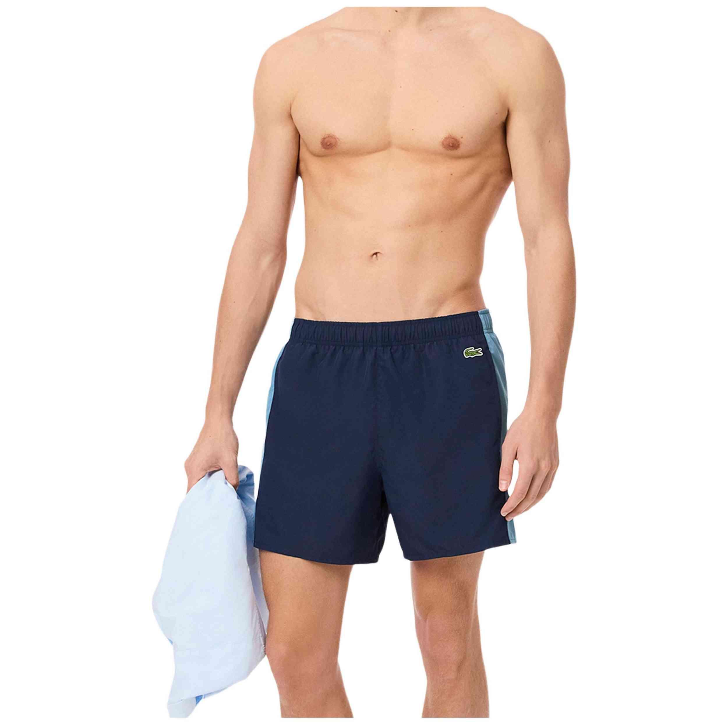 Maillot de bain Lacoste modèle MH908500I0M pour homme 4/5