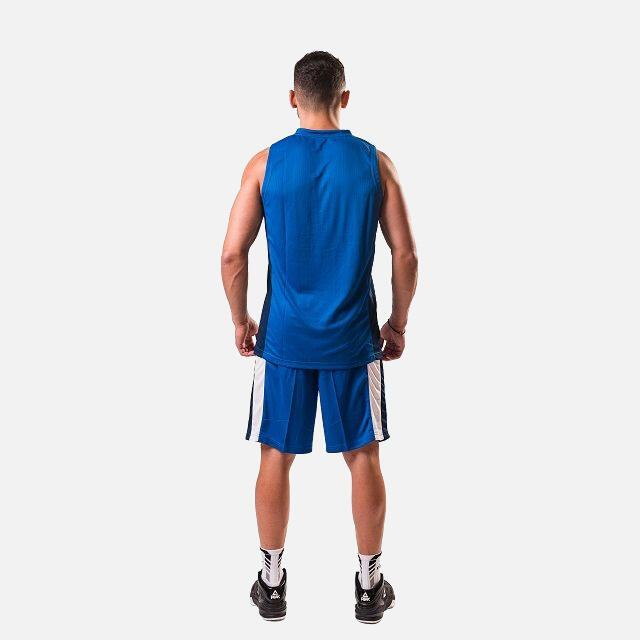 Set maiou/short baschet PEAK Floater Albastru/Navy/Alb