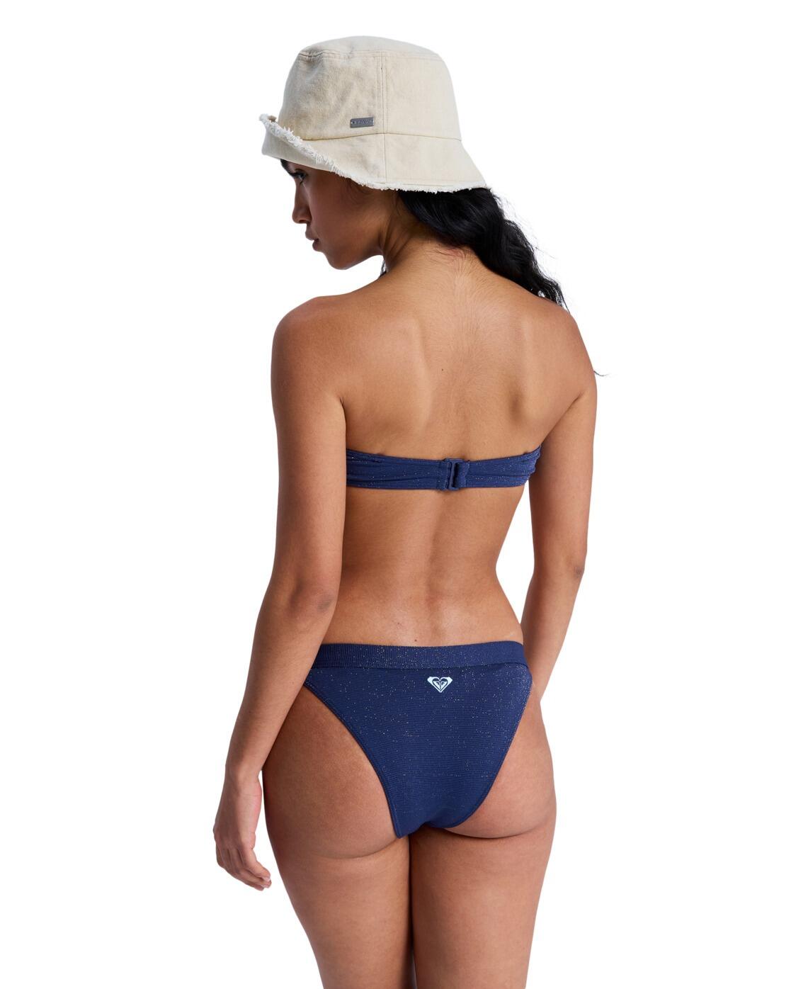 Majtki bikini o średnim kryciu dla Kobiety ROXY SHINE Niebieski