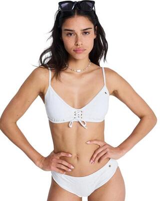 Bralette-bikinioberteil roxy island bralette weiss dames