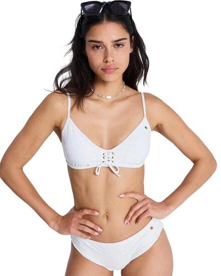 Haut de bikini bralette Blanc Femme