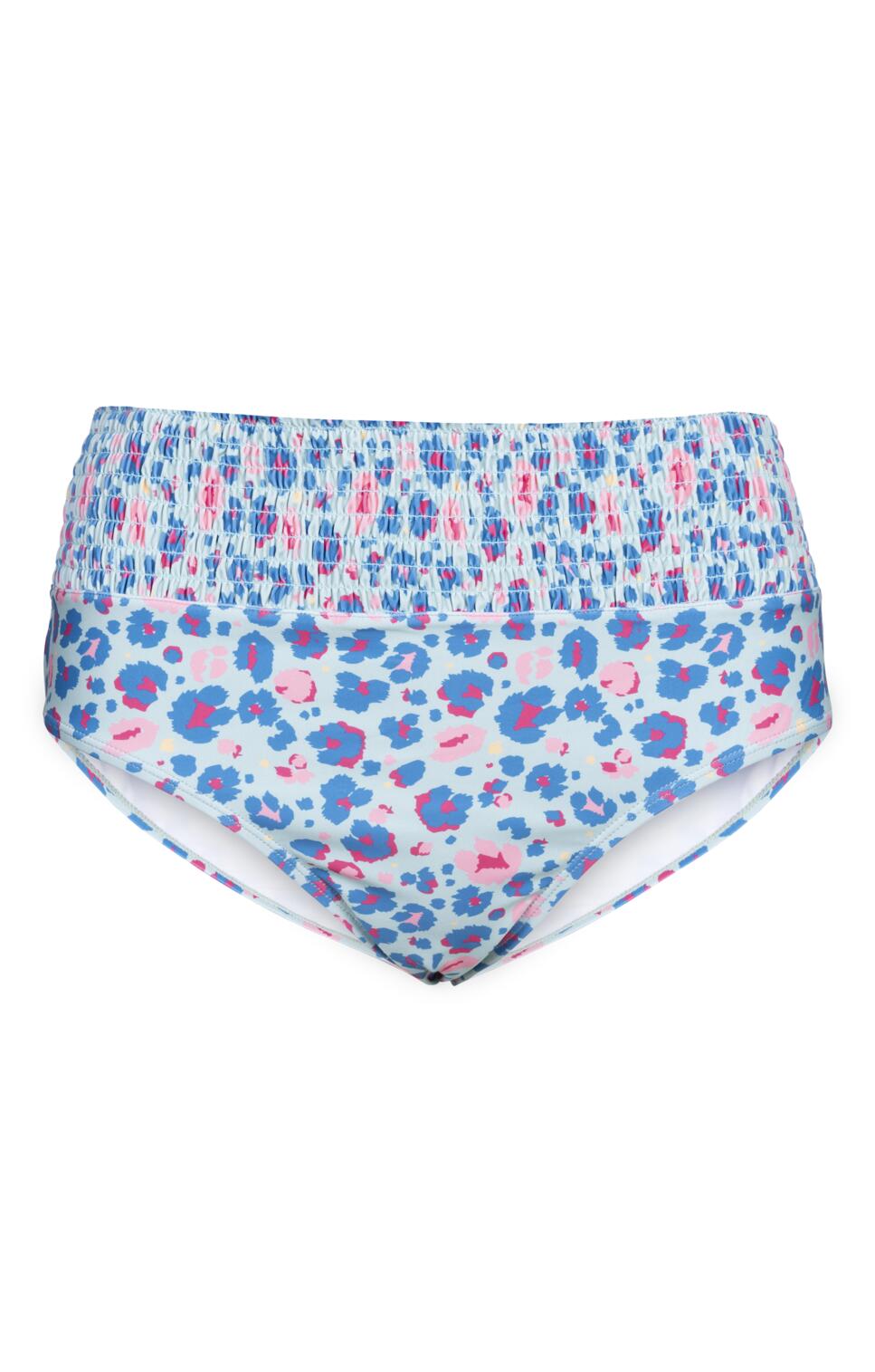 2058 Slip bikini Eryn Light Sage imprimé léopard abstrait 1/2