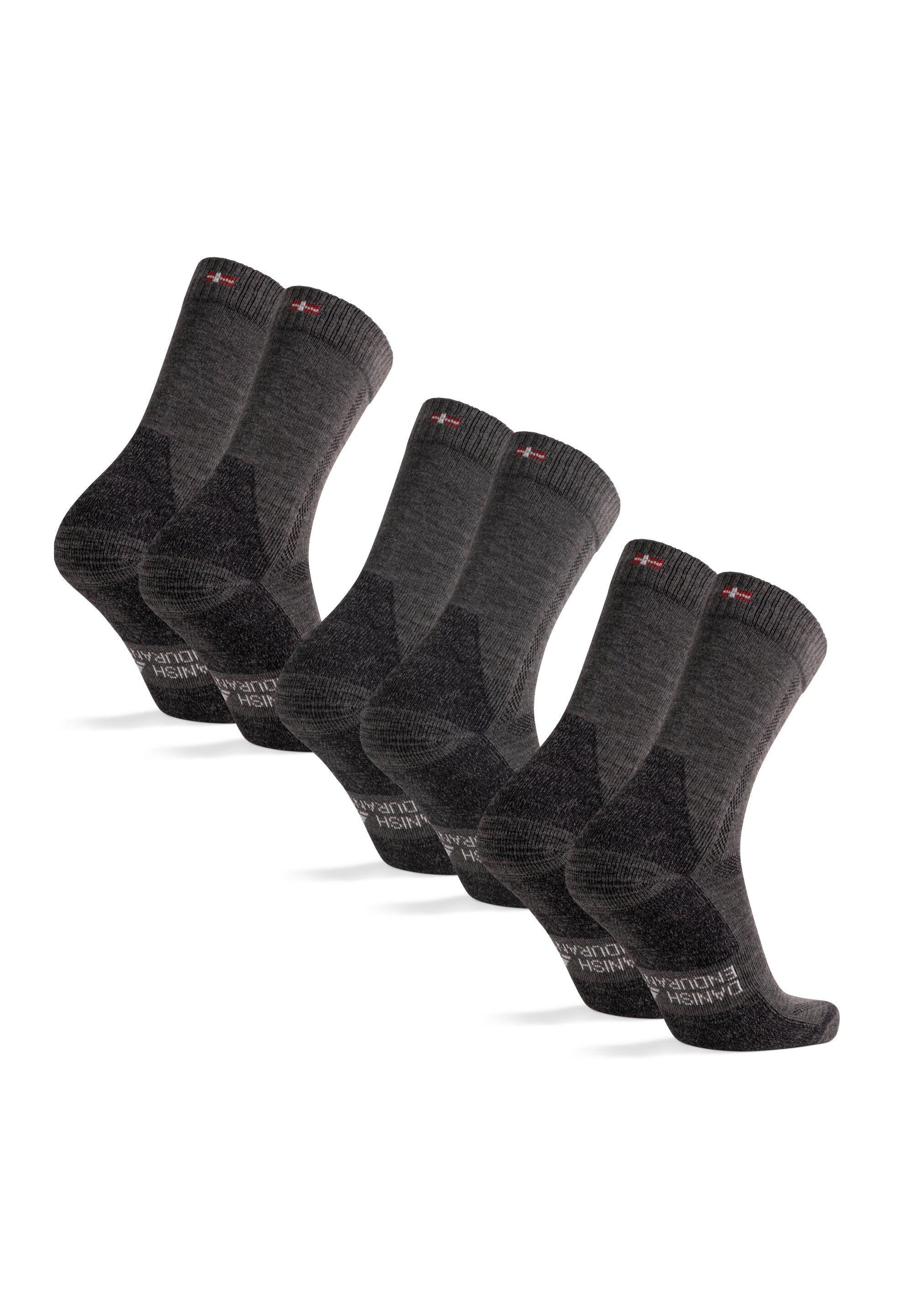 Chaussettes de randonnée 3 paires Laine Mérinos Anti-Ampoules Unisexe 2/5