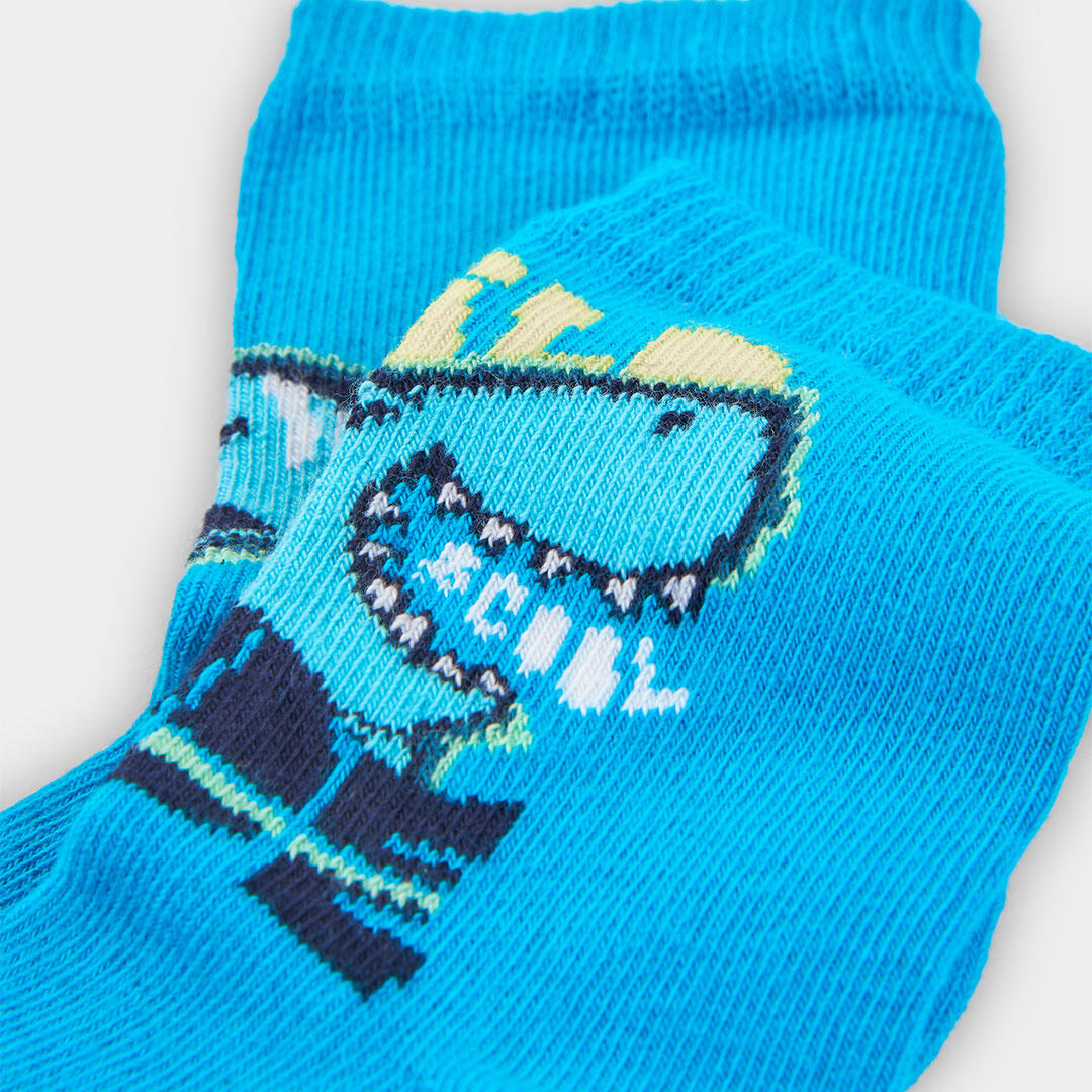 Calcetines de verano de gimnasia kids niña boboli verde 2/4