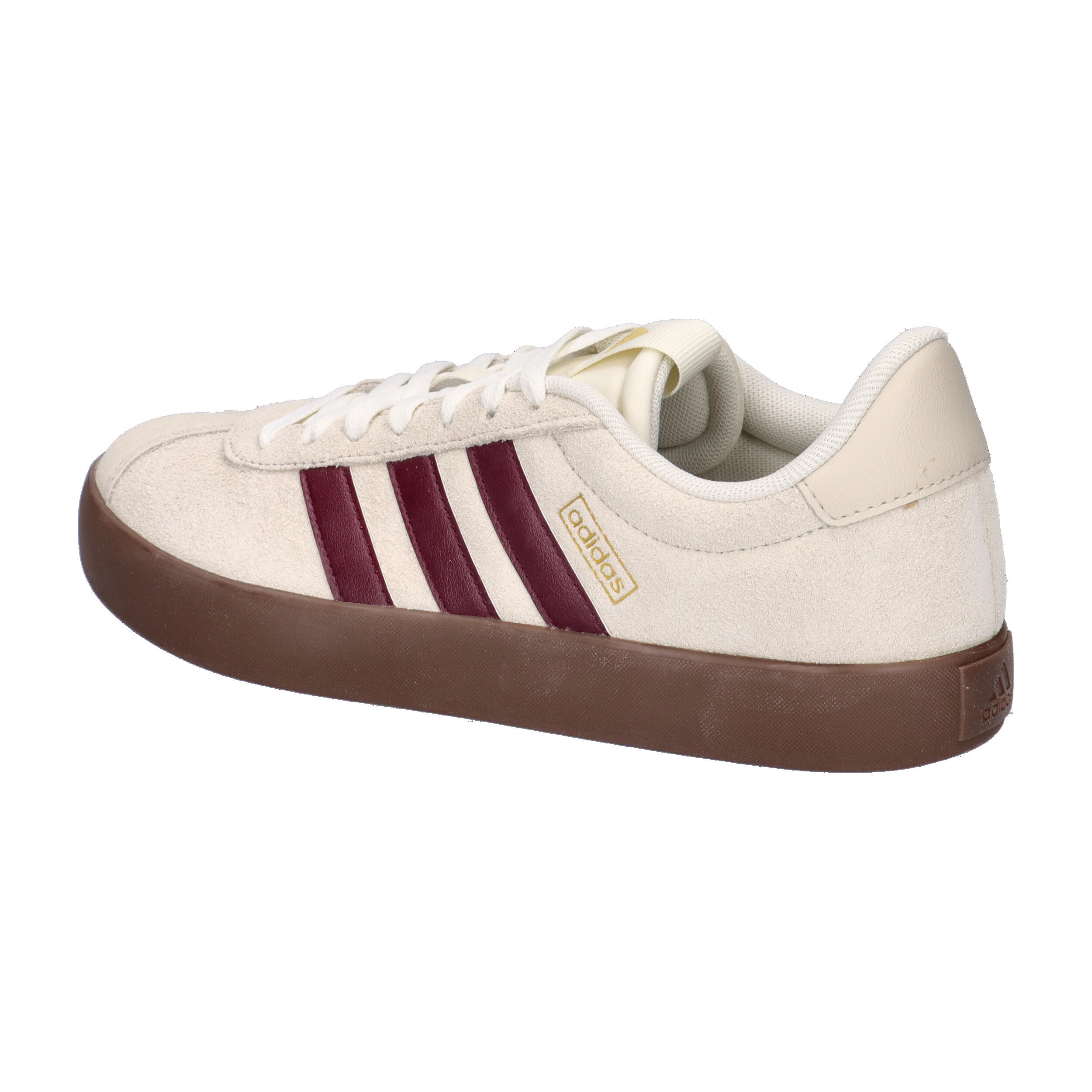 Adidas VL COURT 3.0 Damen Sneaker Schuhe KJ5140 Off White/Maroon/Gum 11/15
