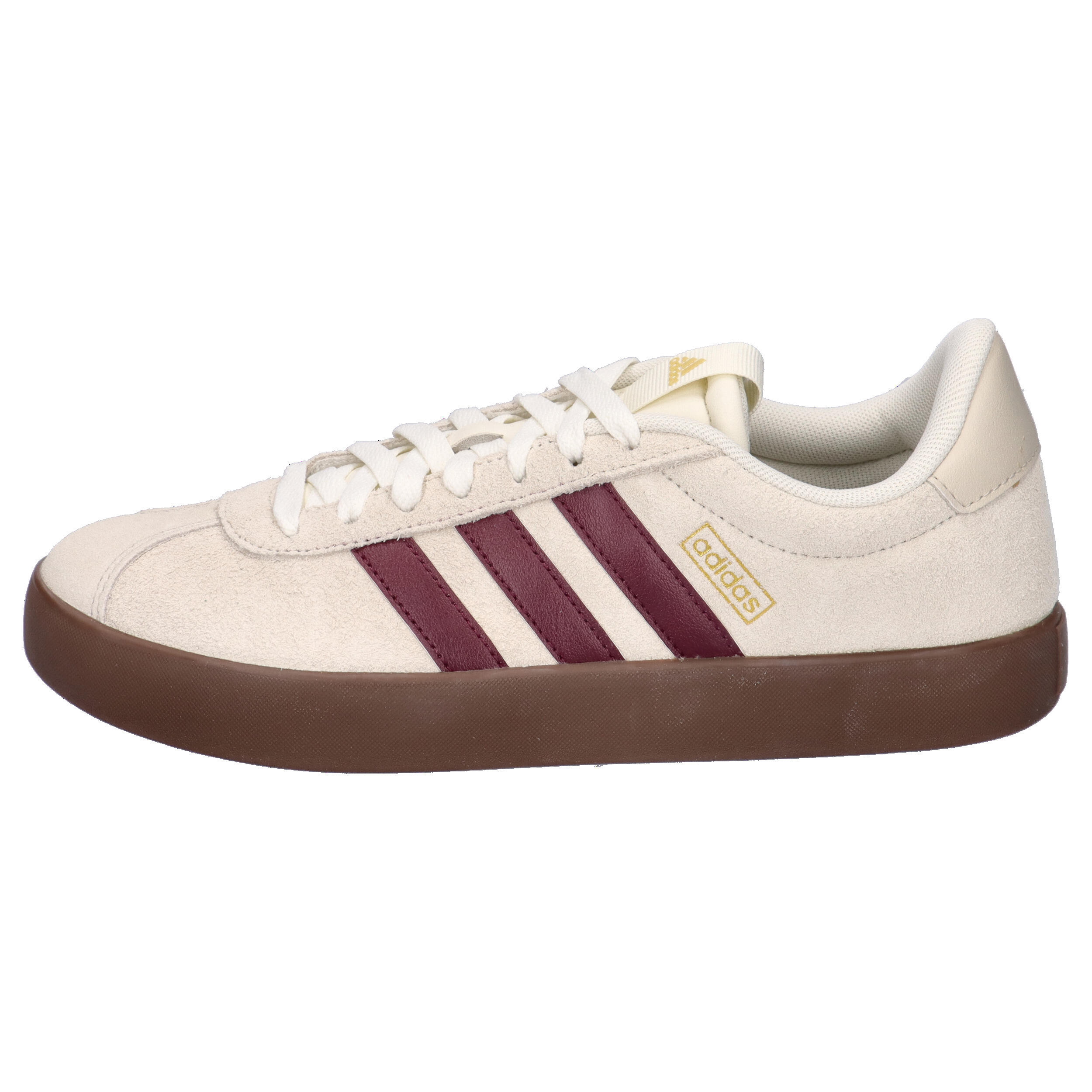 Adidas VL COURT 3.0 Damen Sneaker Schuhe KJ5140 Off White/Maroon/Gum 10/15