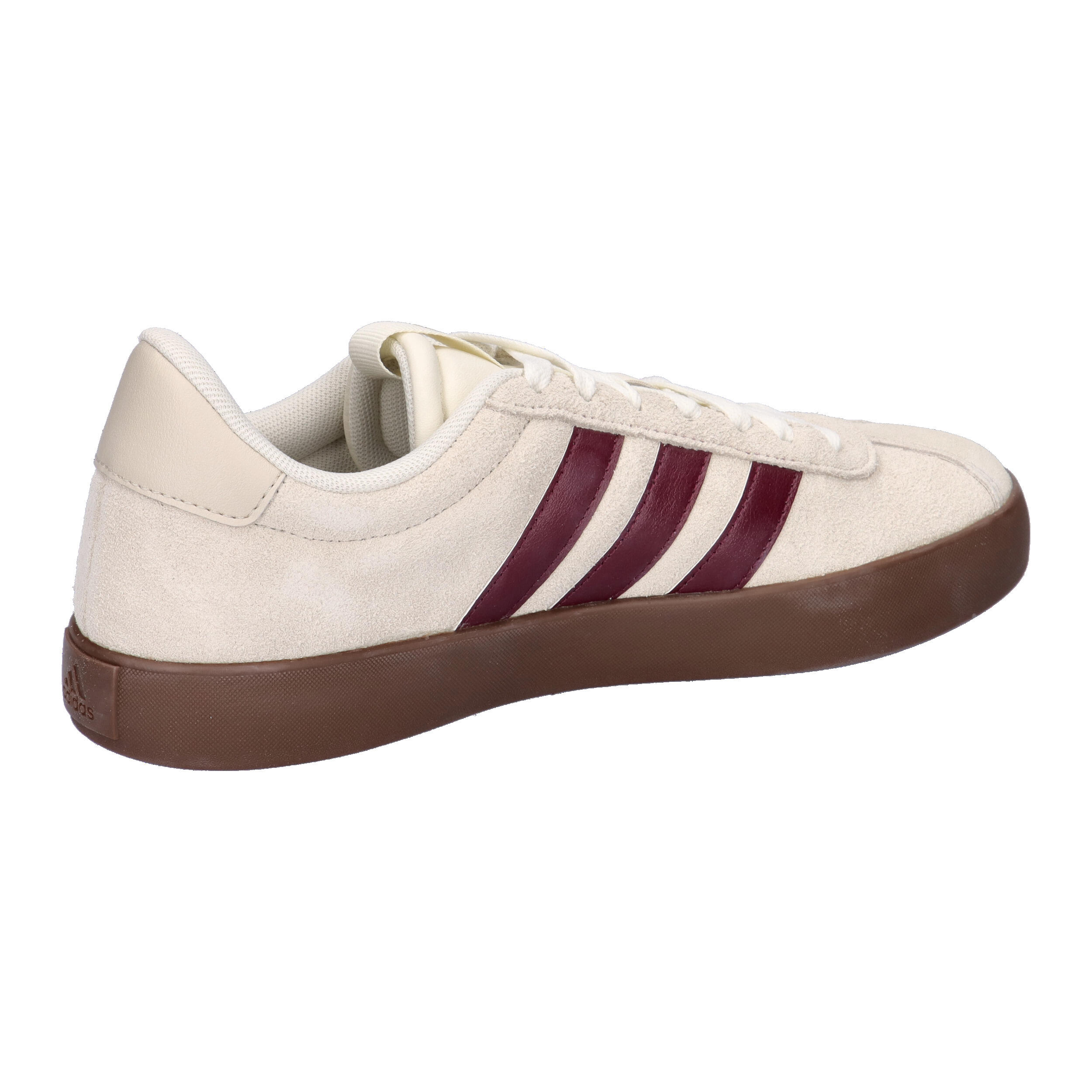 Adidas VL COURT 3.0 Damen Sneaker Schuhe KJ5140 Off White/Maroon/Gum 15/15