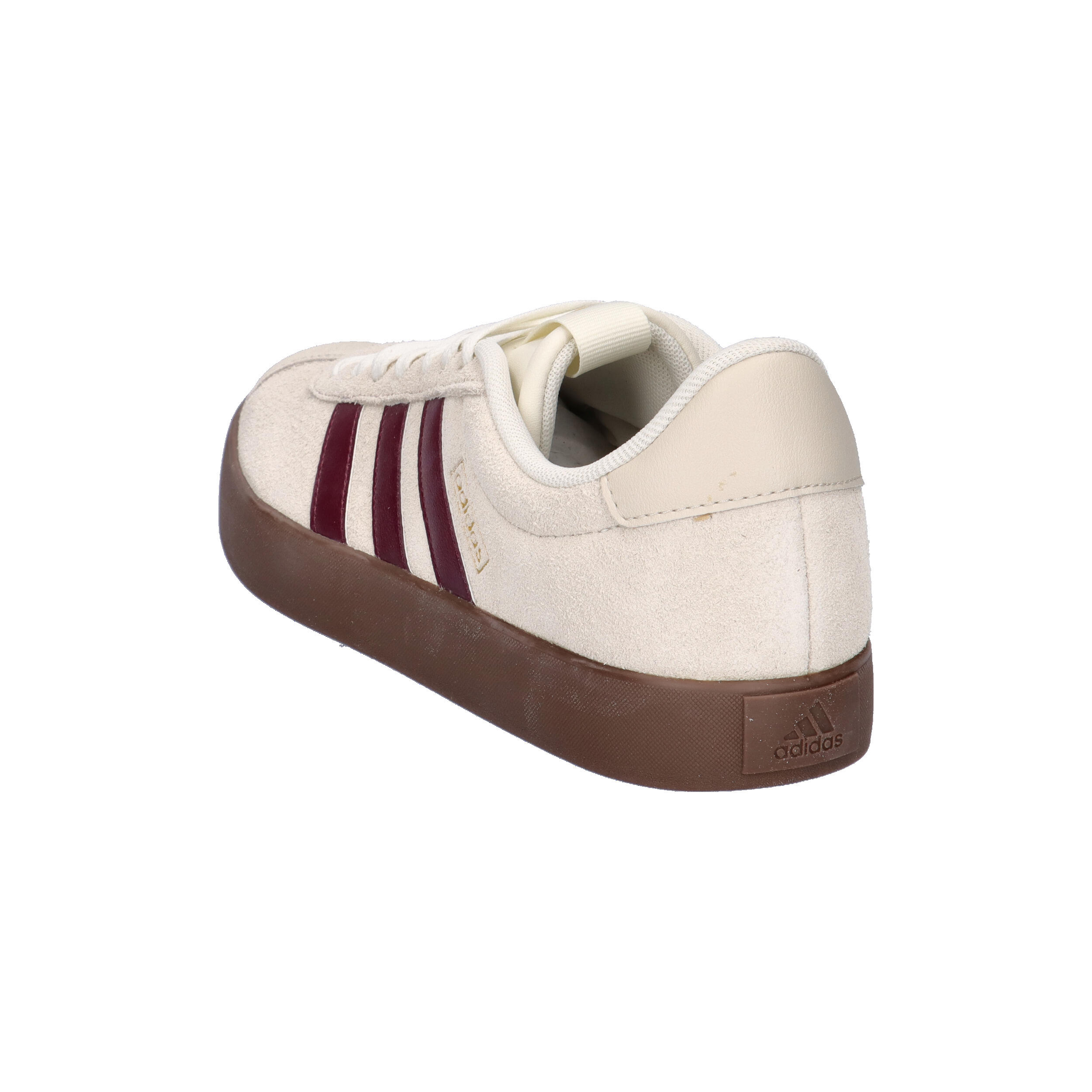 Adidas VL COURT 3.0 Damen Sneaker Schuhe KJ5140 Off White/Maroon/Gum 12/15