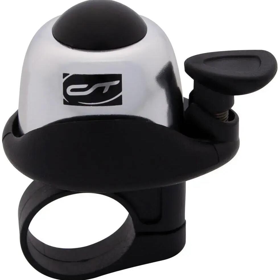 CONTEC Cup-a-Ding bicycle bell 34 mm aluminium 22.2 mm clamp silver