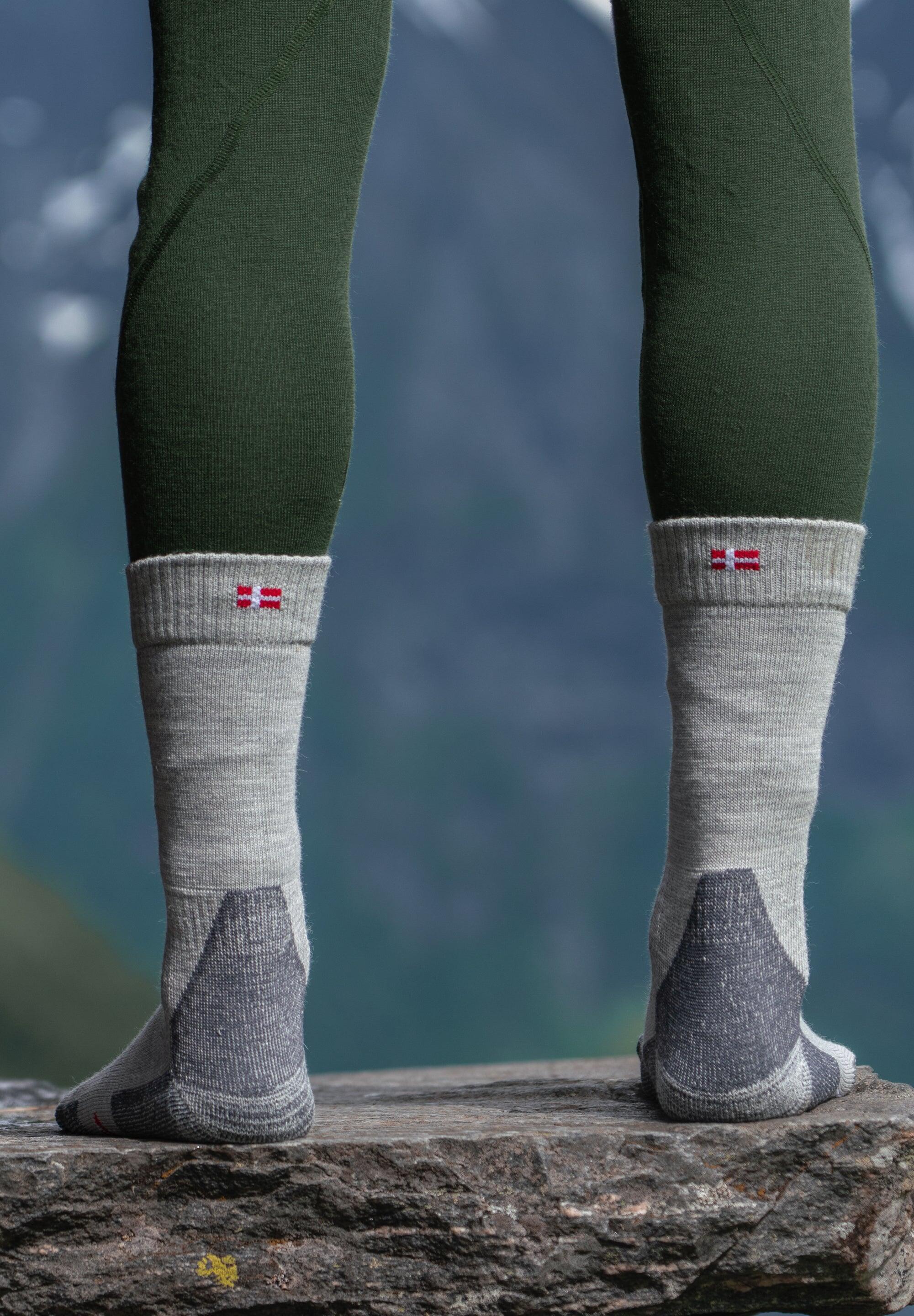 Chaussettes de randonnée 1 paire Laine Mérinos Anti-Ampoules Unisexe 4/5