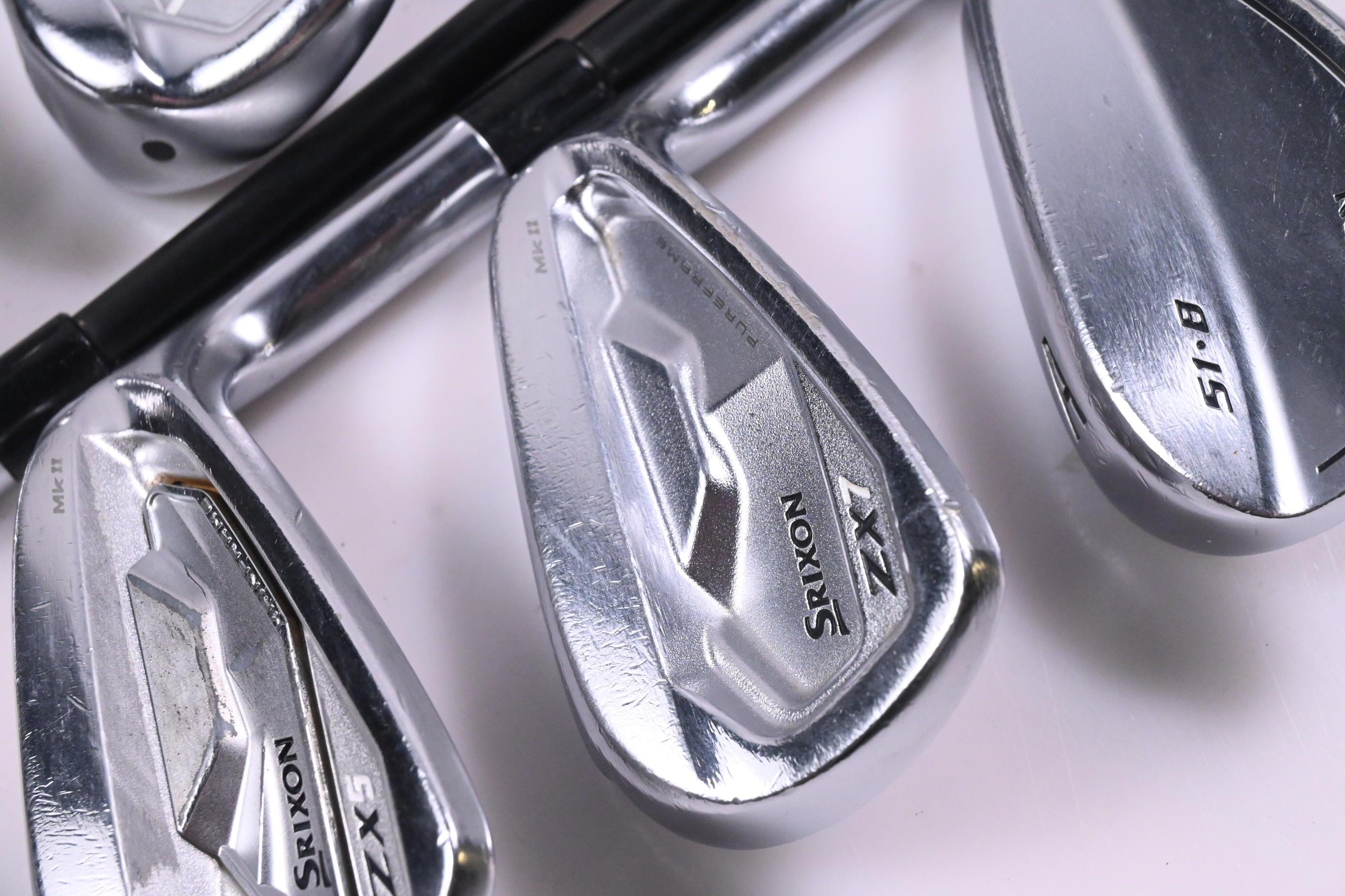 Fers Srixon ZX4/ZX5/ZX7 MK II Set 5-PW+GW, Shafts Graphite KBS PGI 85, Flex Rigide