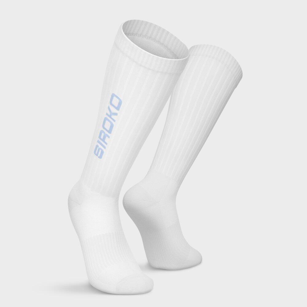 Herren und Damen Tennis hohe socken TriPoints White Weiß 5/6