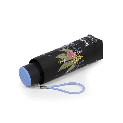 Mini slim hart paraplu rood