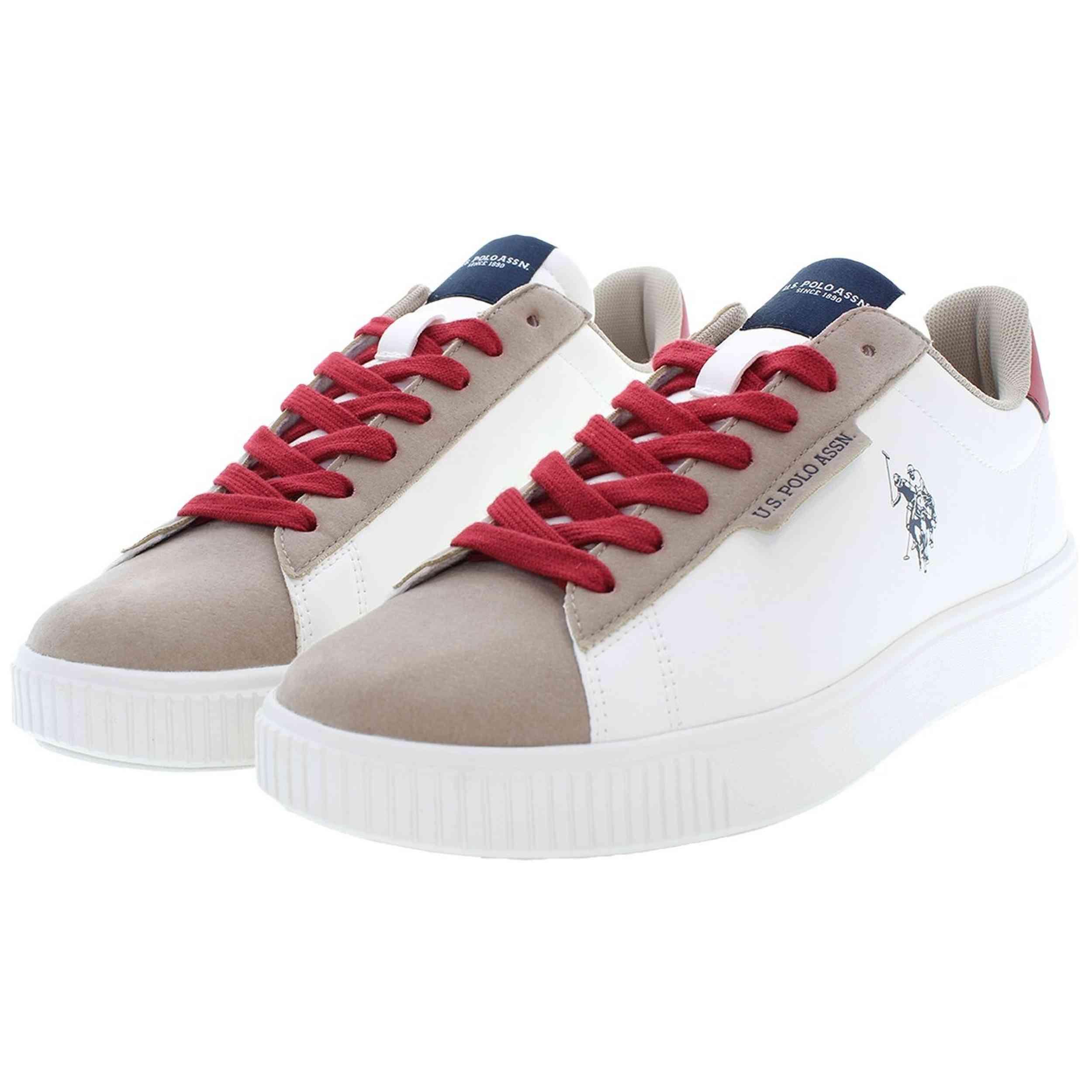 Sapatilhas U.s.polo assn. modelo TYMES011-WHI-RED01 para homem 2/5