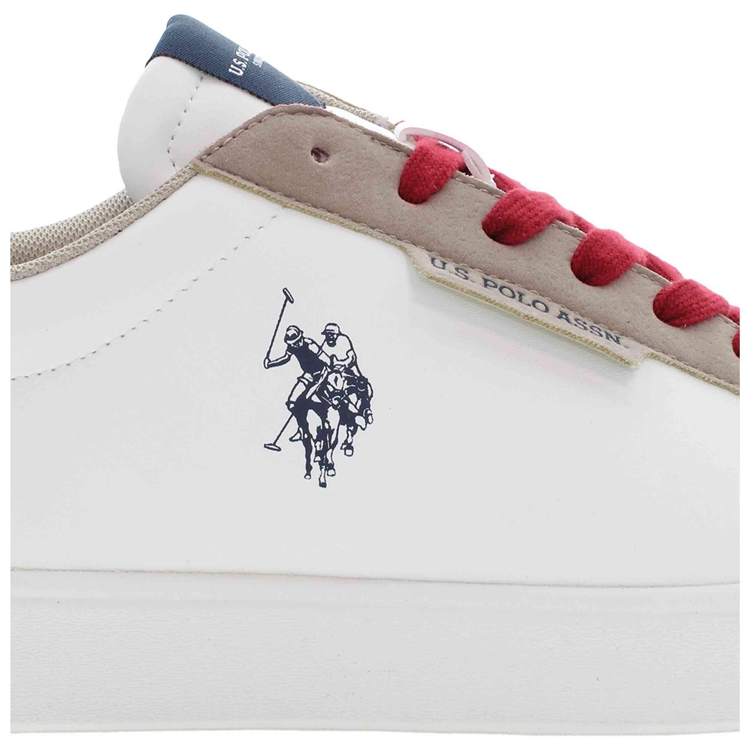 Sapatilhas U.s.polo assn. modelo TYMES011-WHI-RED01 para homem 5/5