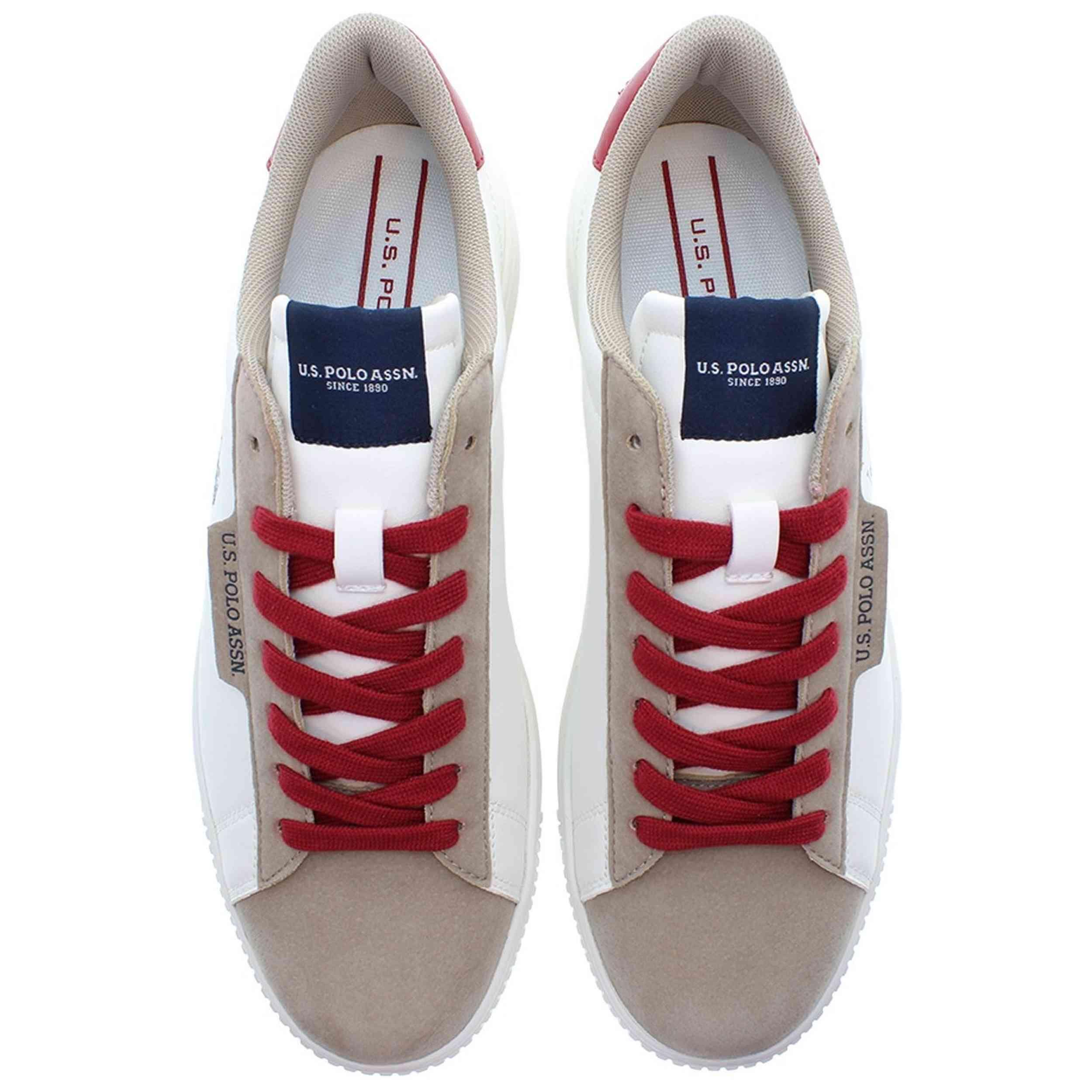 Sapatilhas U.s.polo assn. modelo TYMES011-WHI-RED01 para homem 4/5