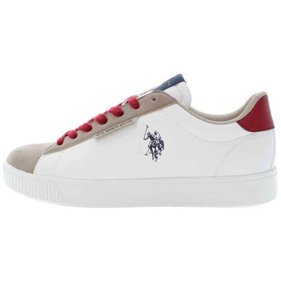 Baskets U.s.polo assn. modèle TYMES011-WHI-RED01 pour homme