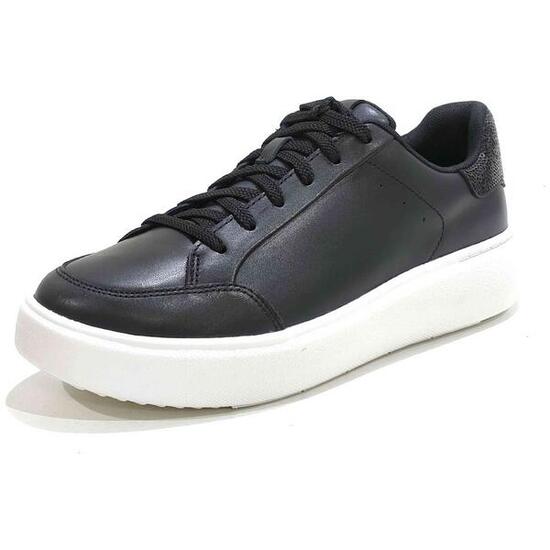 FitFlop Rtg Sequin-Backtab Leather Sneakers ZWART 37
