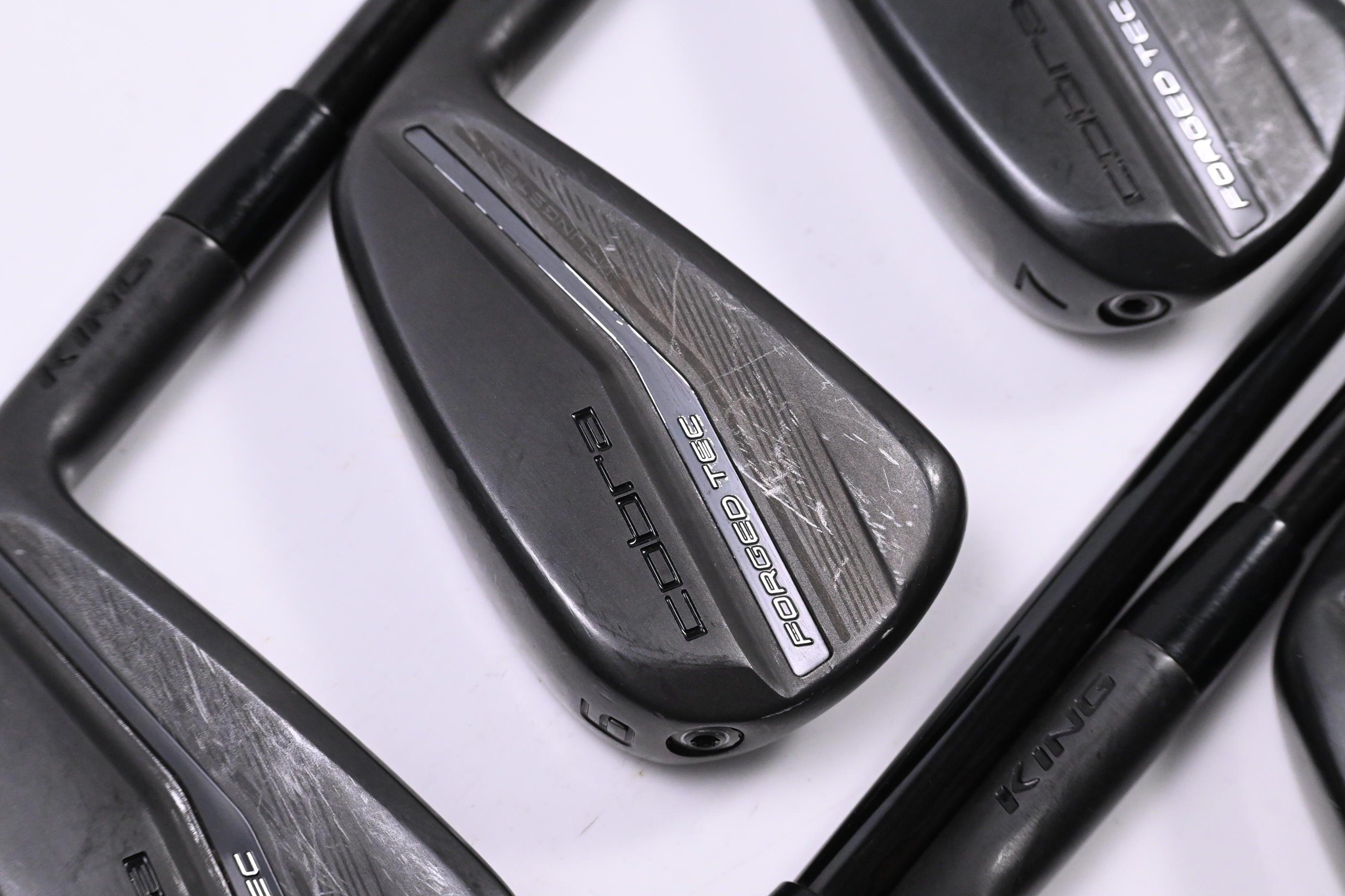 Cobra King Forged Tec 2023 Black Irons / 5-PW+GW / Stiff Flex KBS 