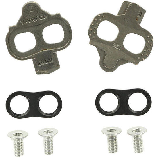 Piastrina Look X-Track Easy antracite in acciaio premium.