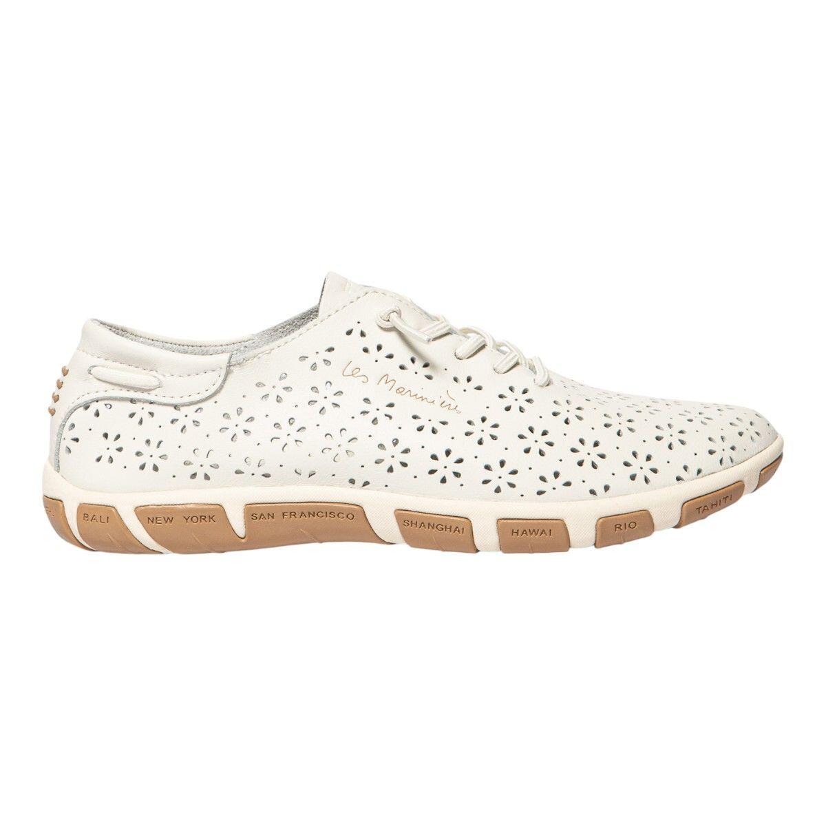 Baskets - Sport - Femme - Fermeture élastique, cuir - JAZFLOR - Beige 1/5