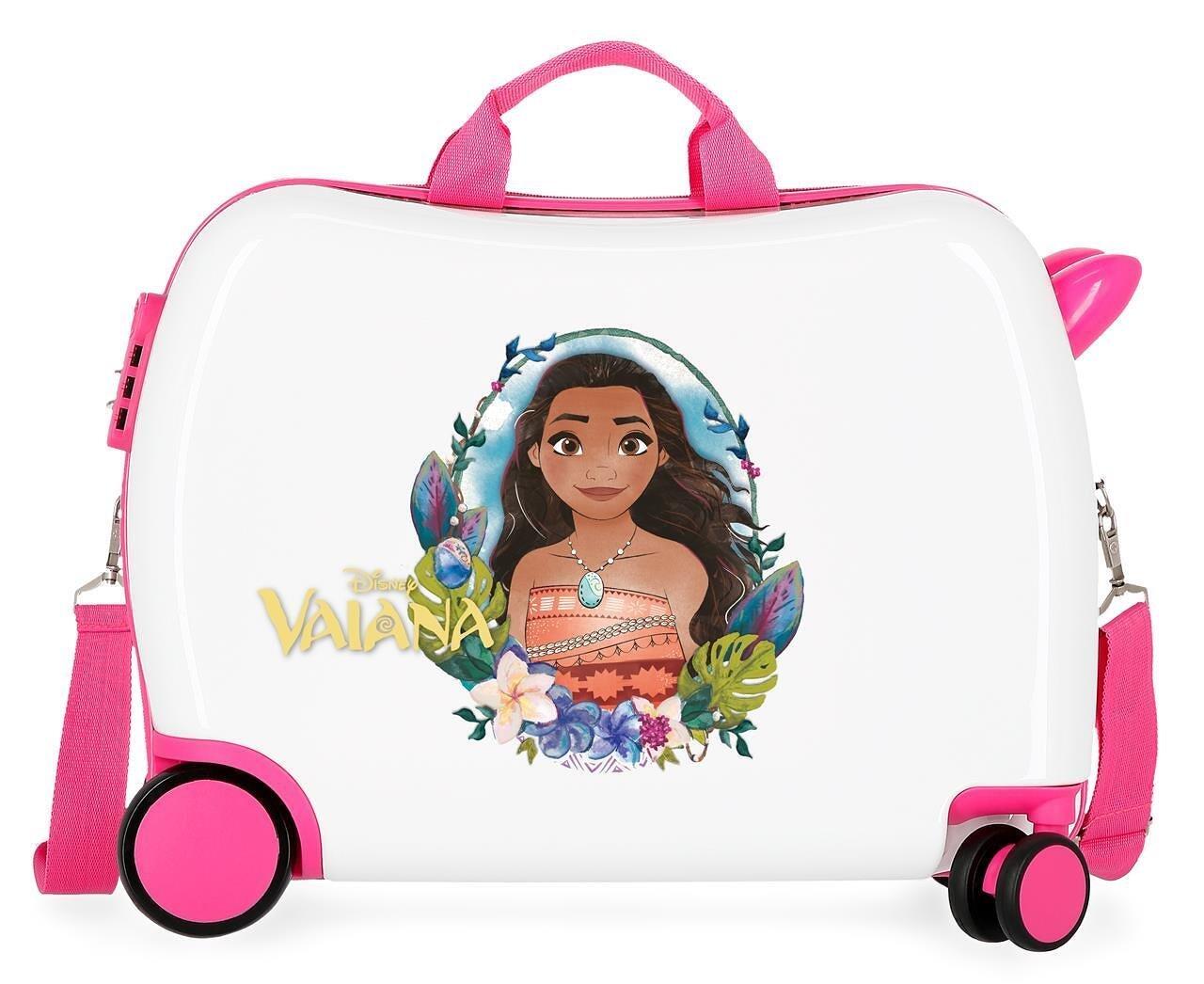 Valise Enfant Disney Vaiana Abs avec une capacité de 38L blanc 1/5