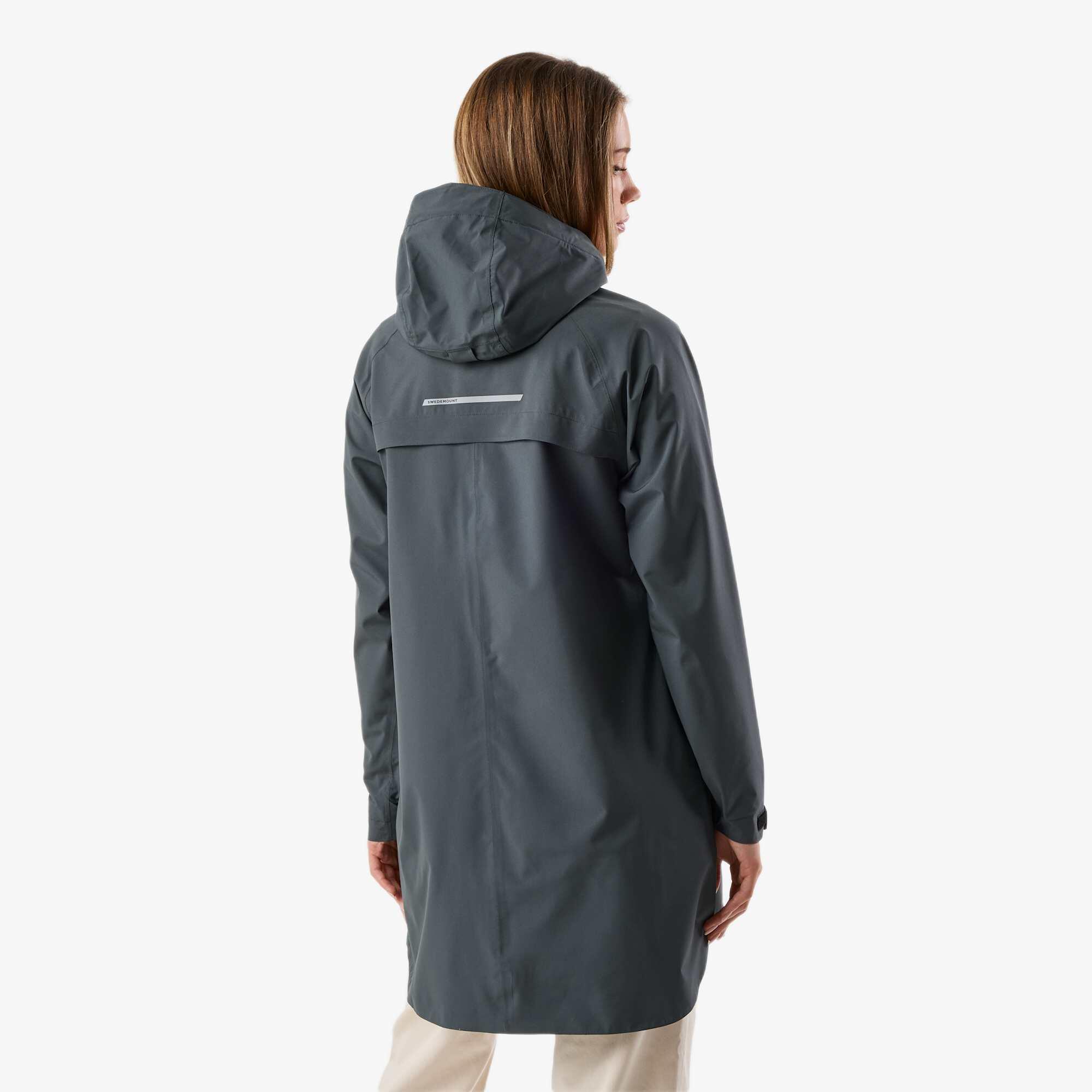 Veste de pluie de randonnée femme respirante coupe-vent rain_jacket Orust 2/8