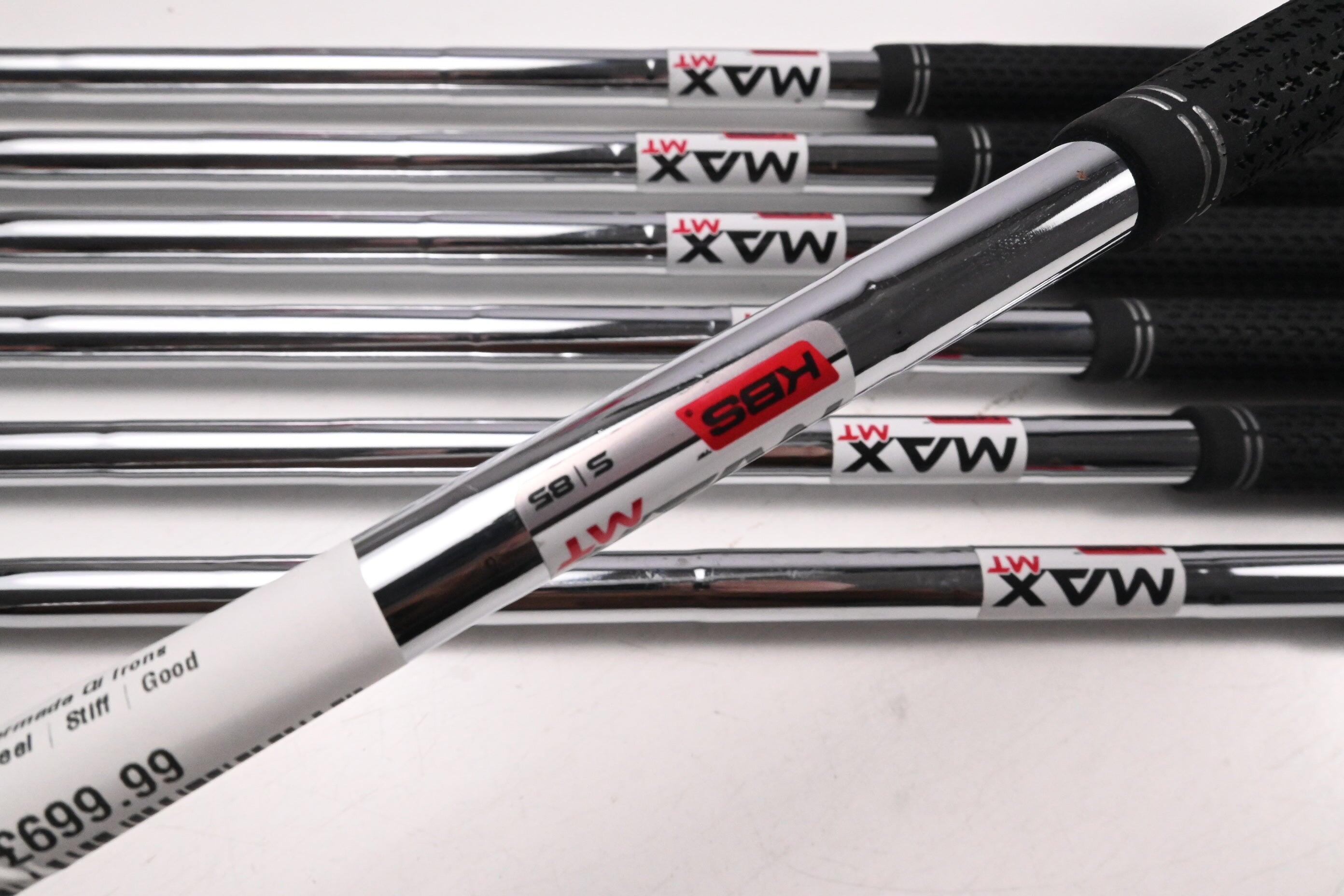 Taylormade Qi Irons / 5-PW+SW / Stiff Flex KBS Max MT 85 Shafts