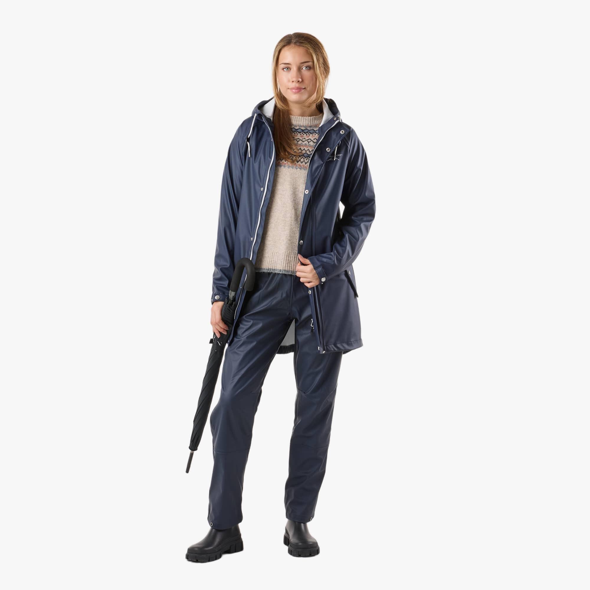 Pantalon de pluie femme Väderöarna Pants imperméable coupe-vent 3/7