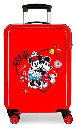 Valise cabine Disney Mickey & minnie always be kind Abs avec une capacité 34L