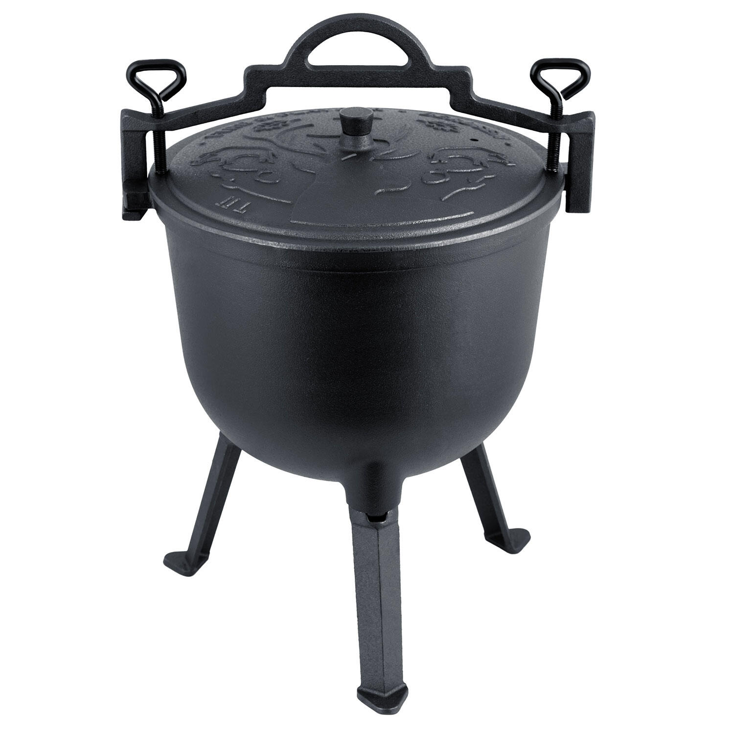 Kociołek żeliwny 11L Berdsen BD-482 garnek myśliwski pieczonki na ognisko grill 2/7