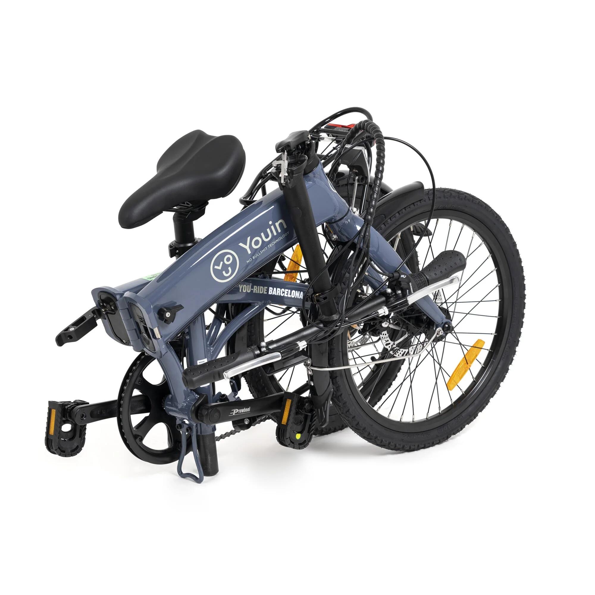 Bicicletta elettrica urbana pieghevole Youin Barcelona 250W 45km 20" Second Life 3/7