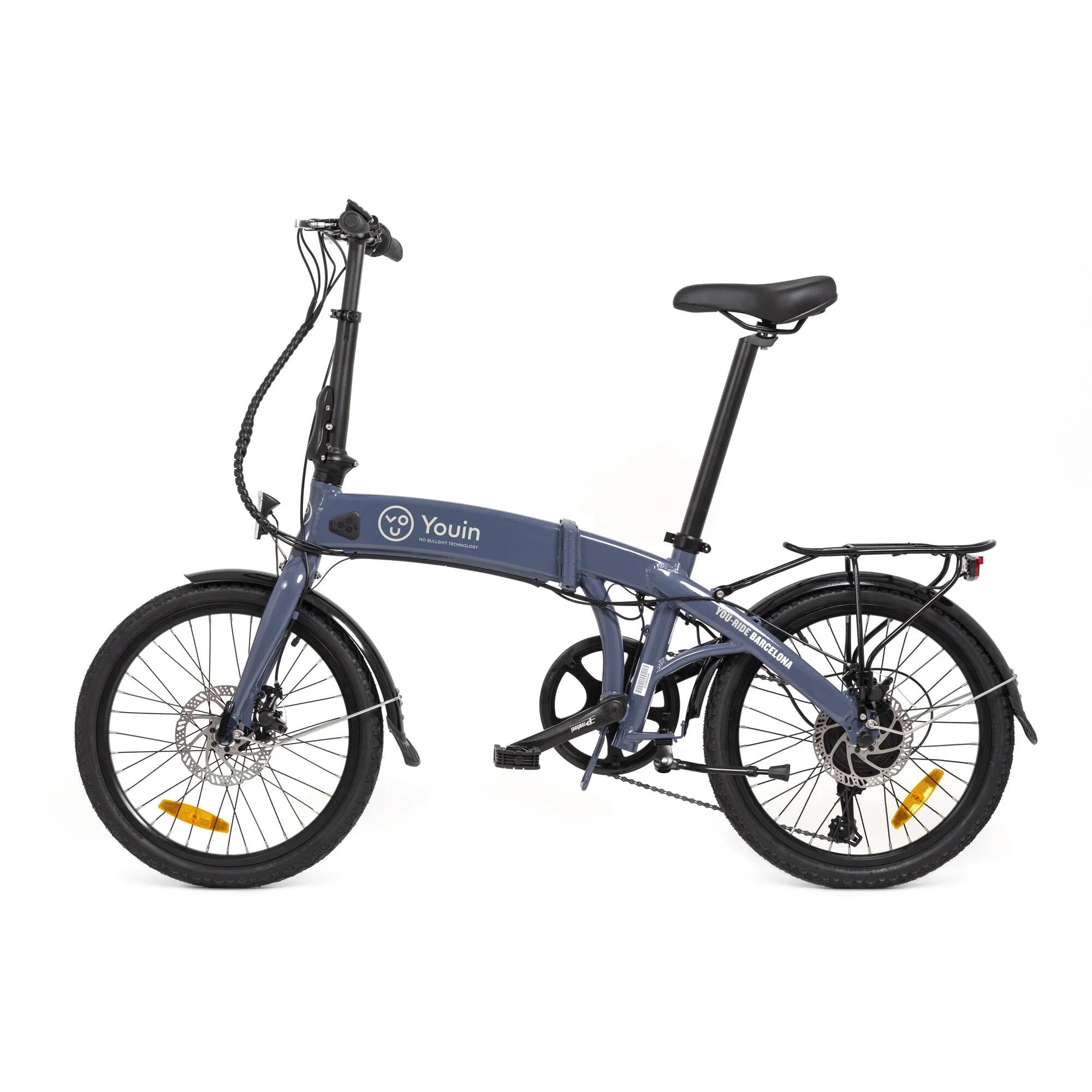 Bicicletta elettrica urbana pieghevole Youin Barcelona 250W 45km 20" Second Life 2/7