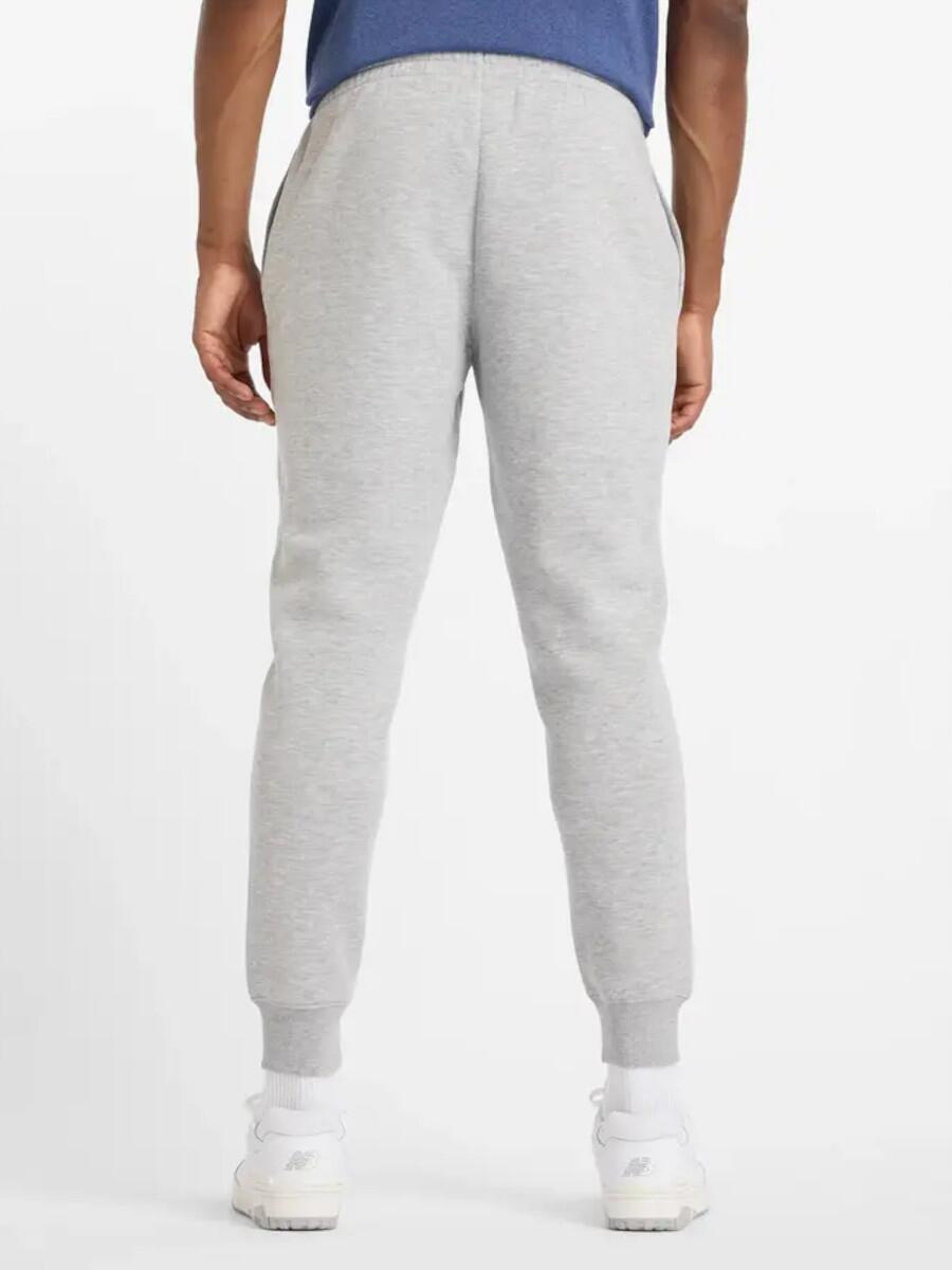 Spodnie Męskie New Balance Dresy Dresowe Joggery Szare Ciepłe 3/5