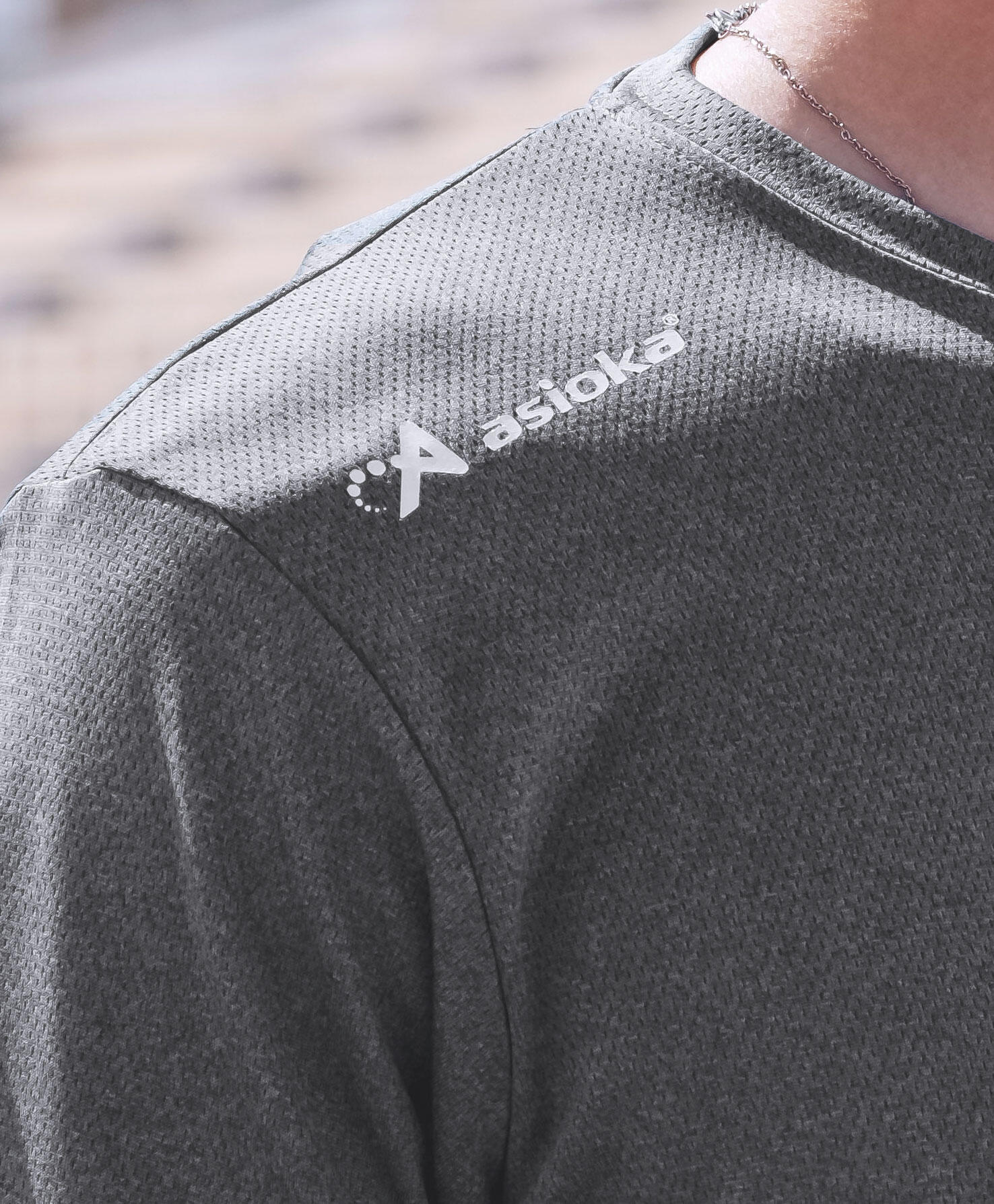 Pack de 2 T-shirts de corrida para homem Asioka RÍO JASPE. Respiráveis. 2/7