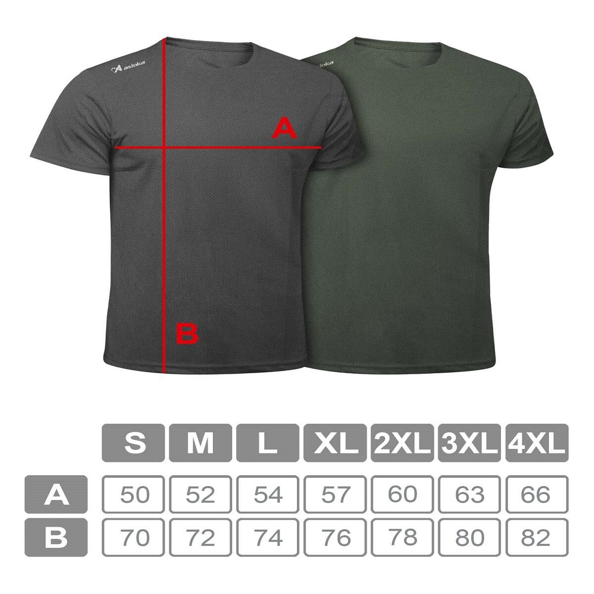 Pack de 2 T-shirts de corrida para homem Asioka RÍO JASPE. Respiráveis. 4/7