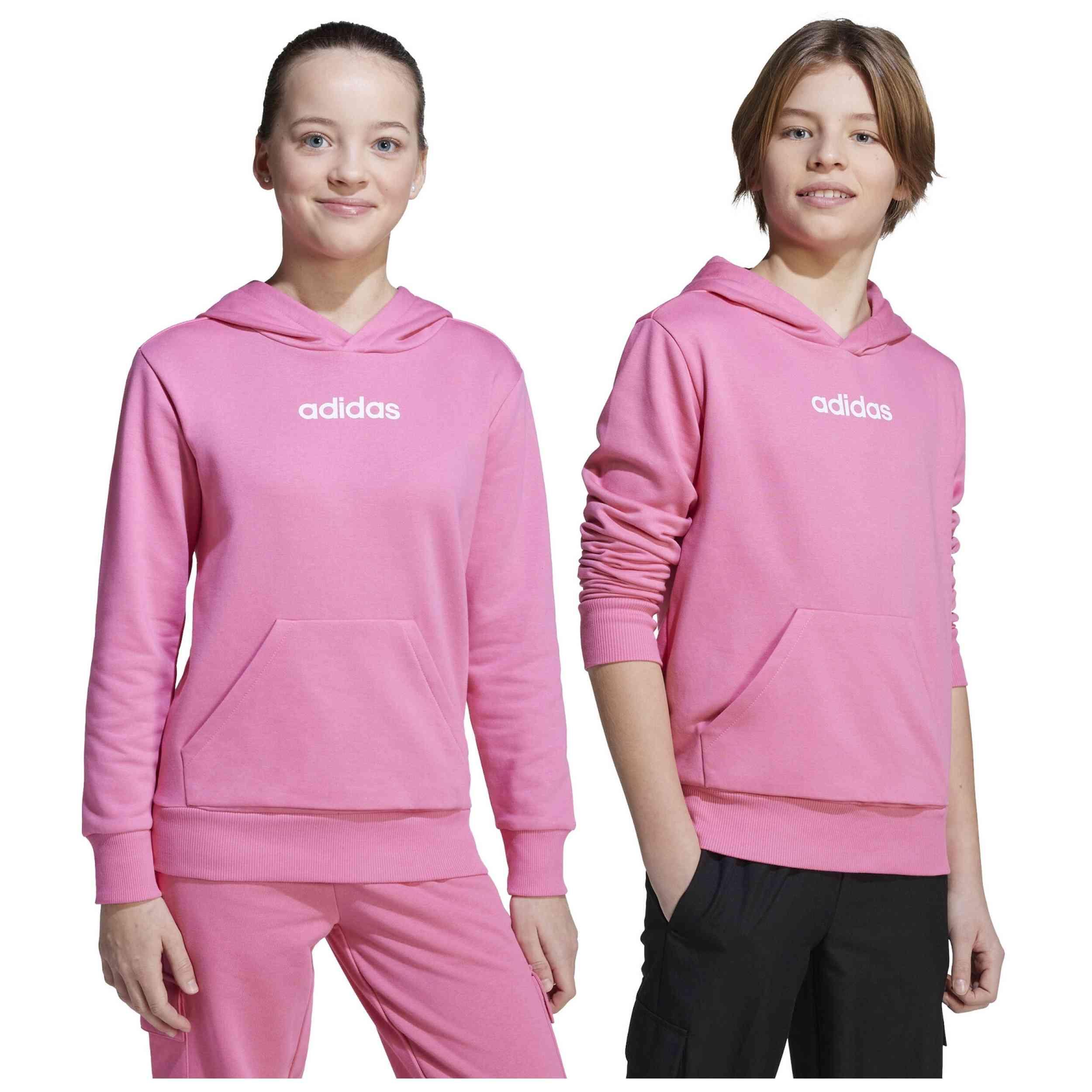 Felpa con cappuccio Adidas modello JN2429 per ragazze 3/5