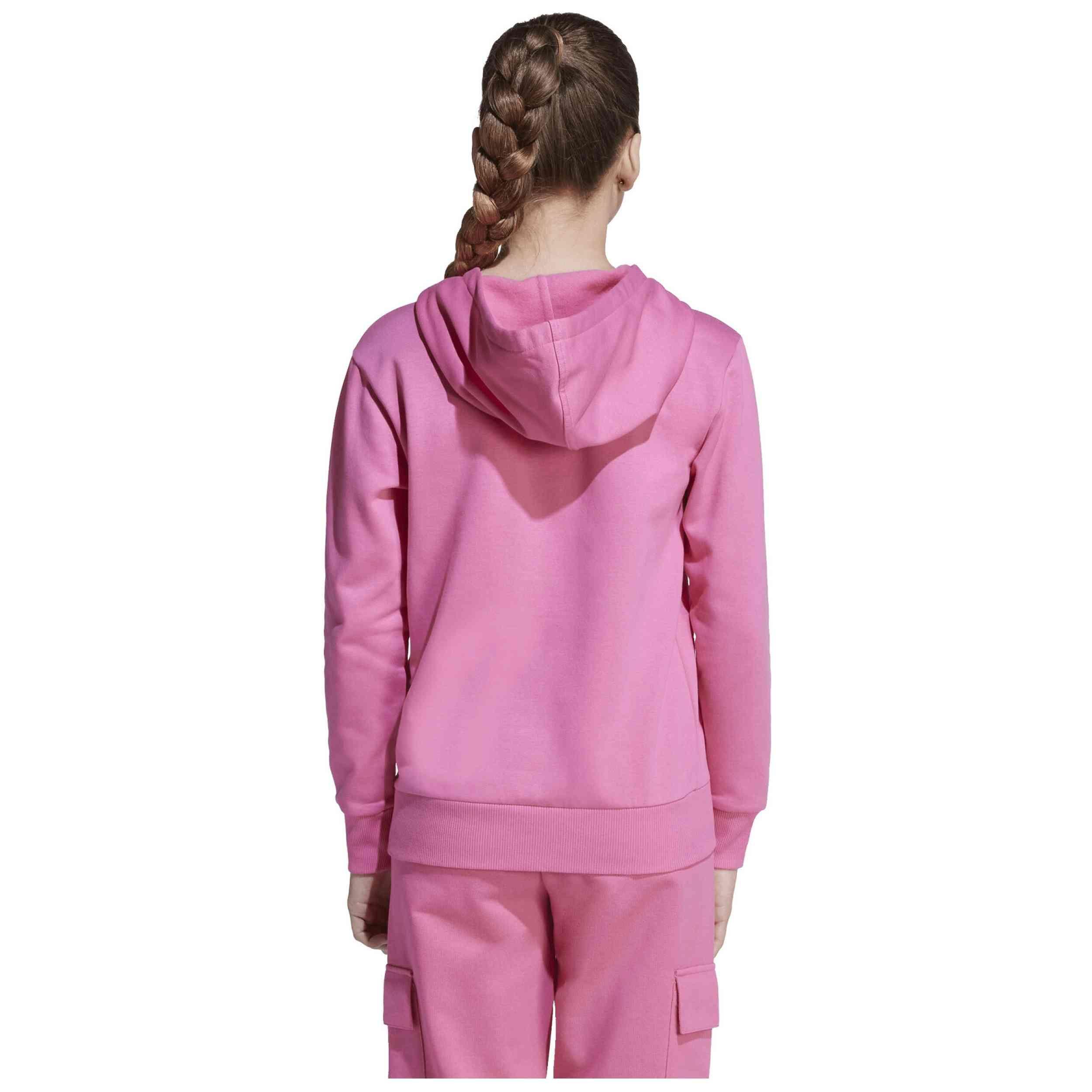 Felpa con cappuccio Adidas modello JN2429 per ragazze 4/5