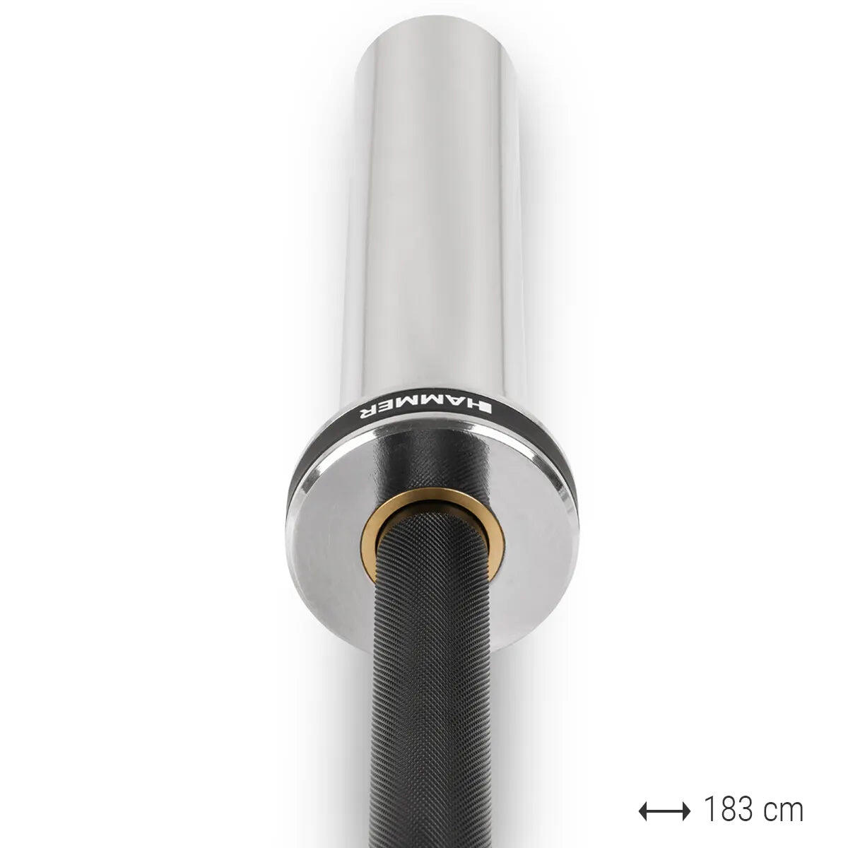 Barra olímpica hasta 250kg 183cm diámetro 50mm Hammer 7/13