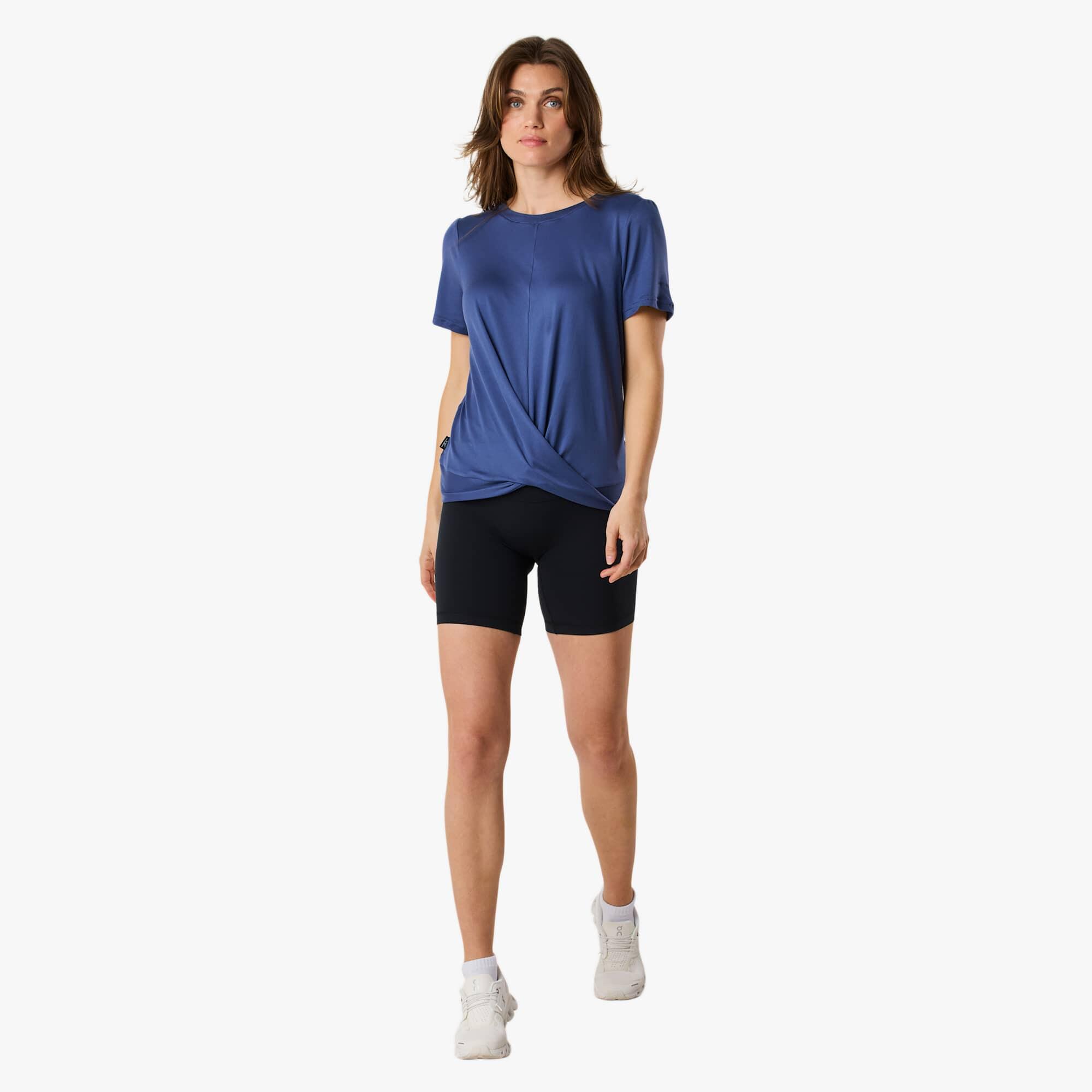 T-Shirt maniche corte da training da donna asciugatura rapida Core Wrap Soft Tee 3/8