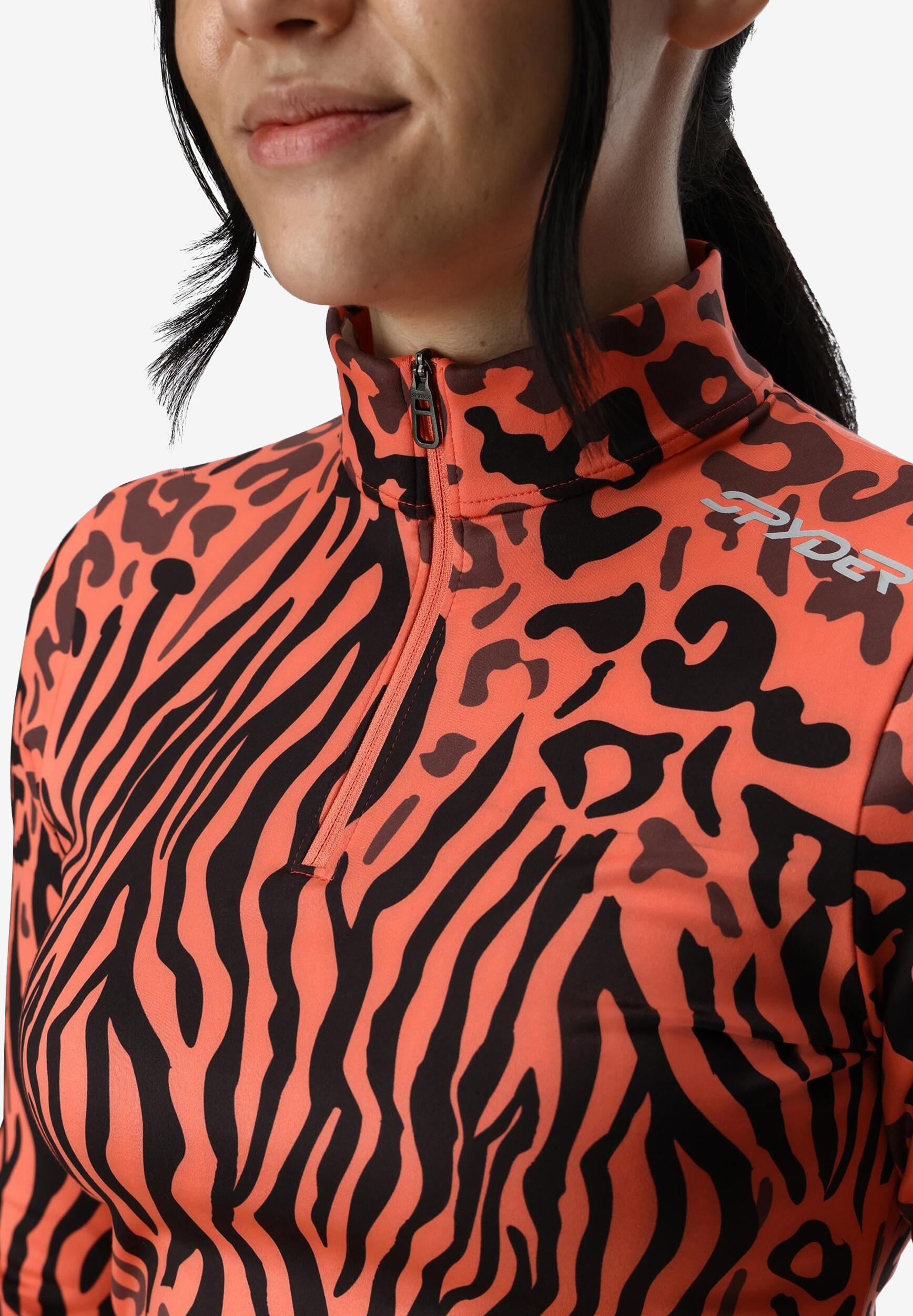 Sweat Zippé Ski Femme - VIVID 1/2 3/4