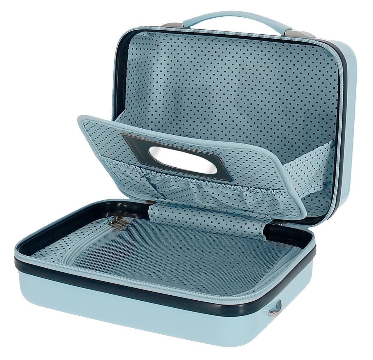 Beauty case Abs Disney Enjoy minnie con capacità di 9L azzurro chiaro 4/5