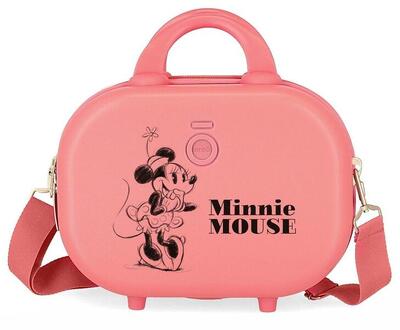 Beauty case Abs Disney Mickey happiness con capacità di 9L corallo