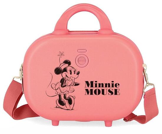 Beauty case Abs Disney Mickey happiness con capacità di 9L corallo
