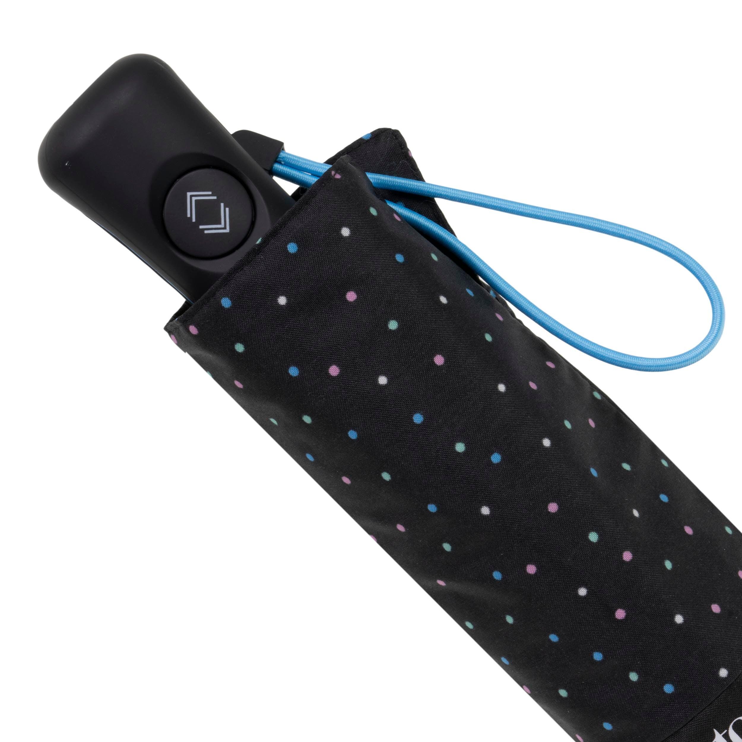 Parapluie solide, ultra déperlant, large couverture 98 cm, ouverture/ fermeture 5/5