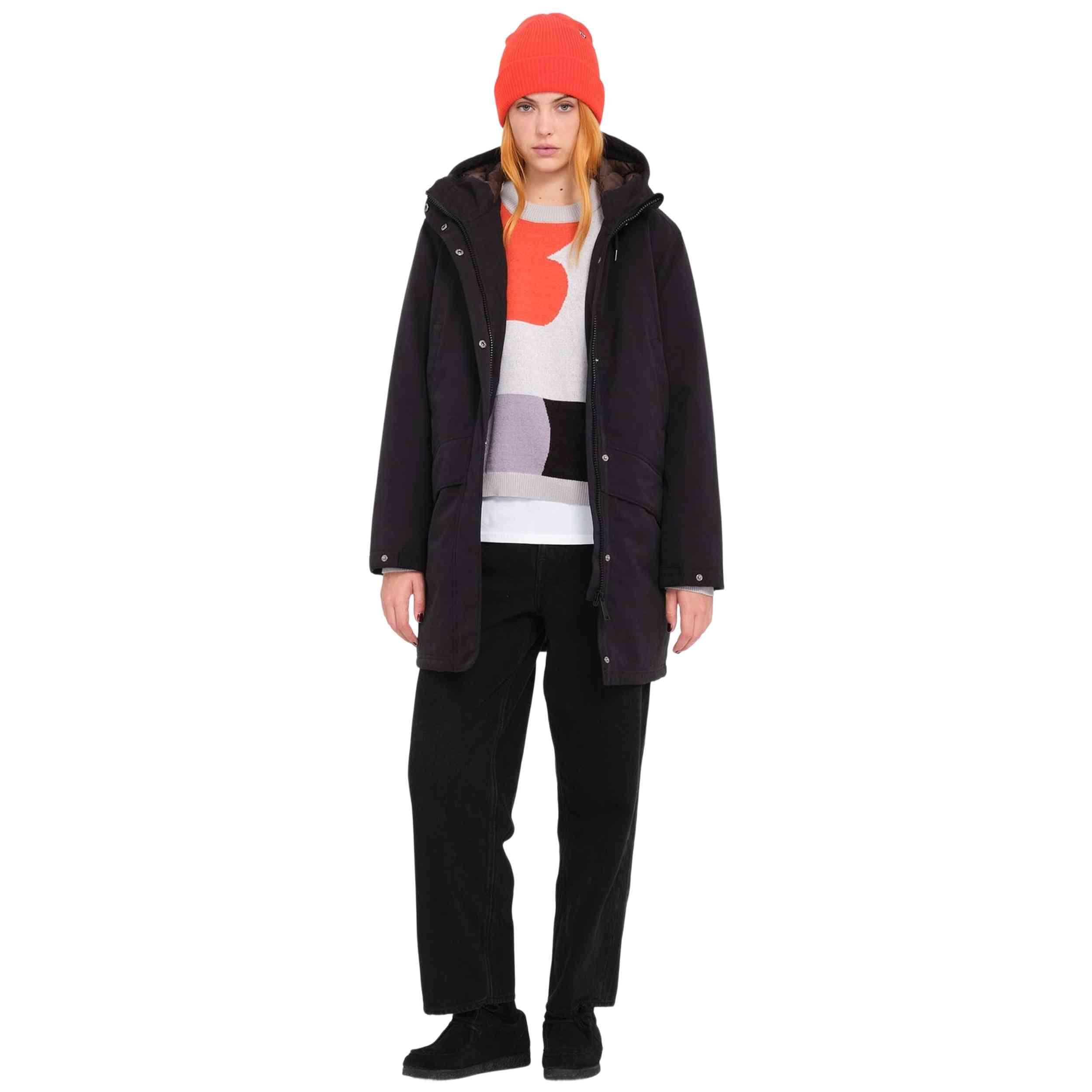 Parka Volcom modelo B1732400_BLK para mujer 3/5