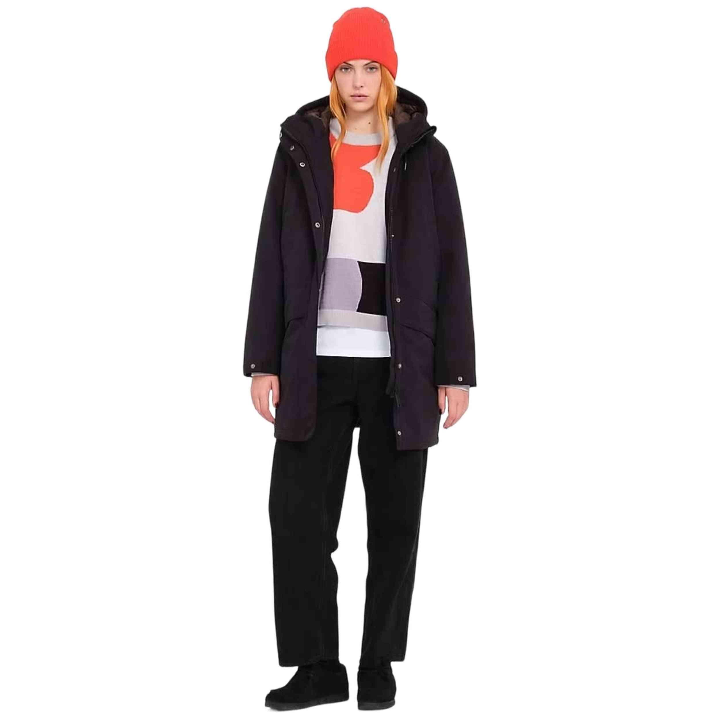 Parka Volcom modelo B1732400_BLK para mujer 2/5