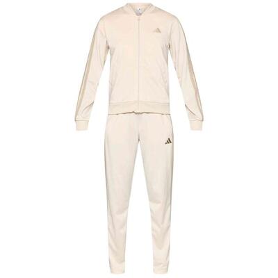 Tuta donna adidas essential 3-stripes - beige